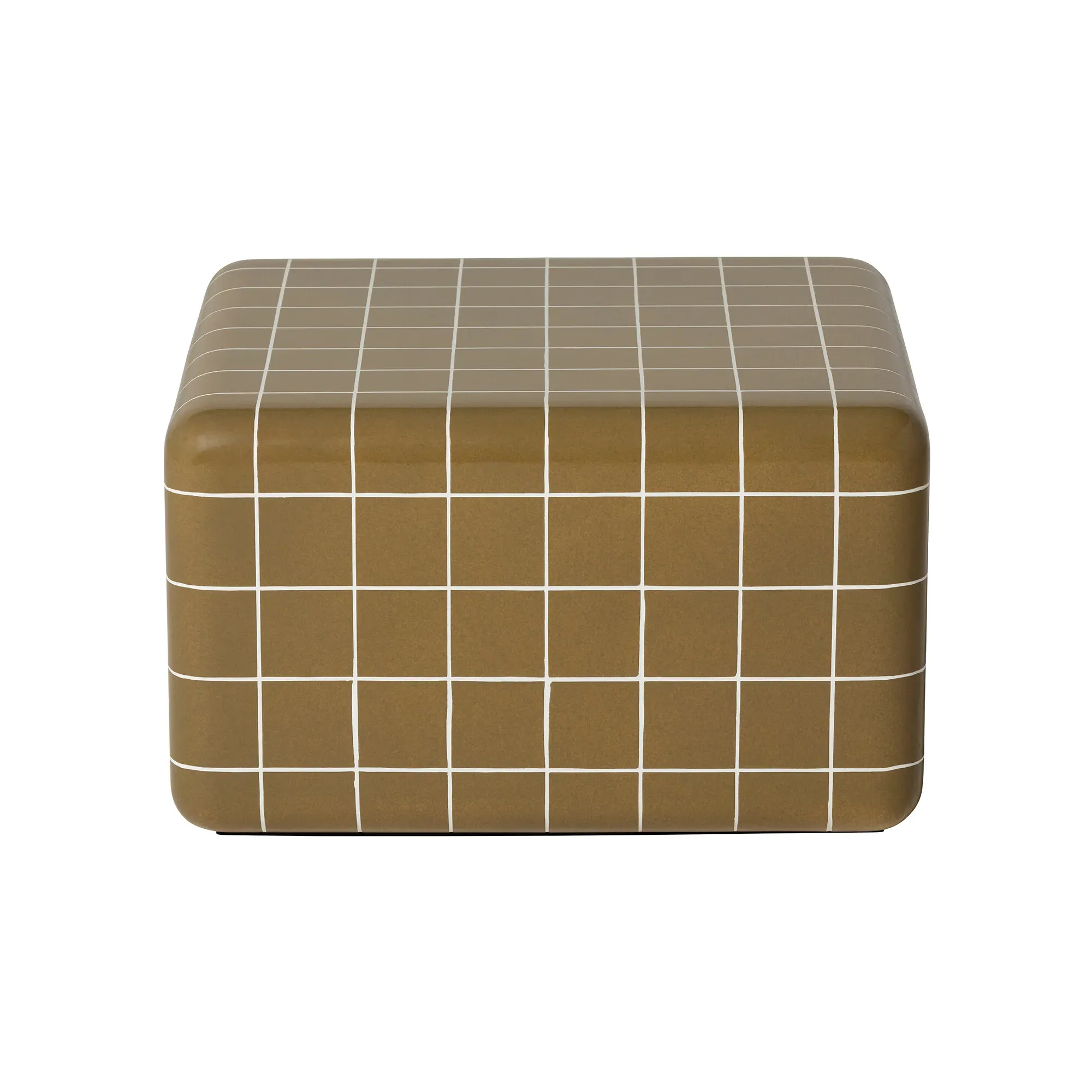 Rico Tiled Square Coffee Table - Green