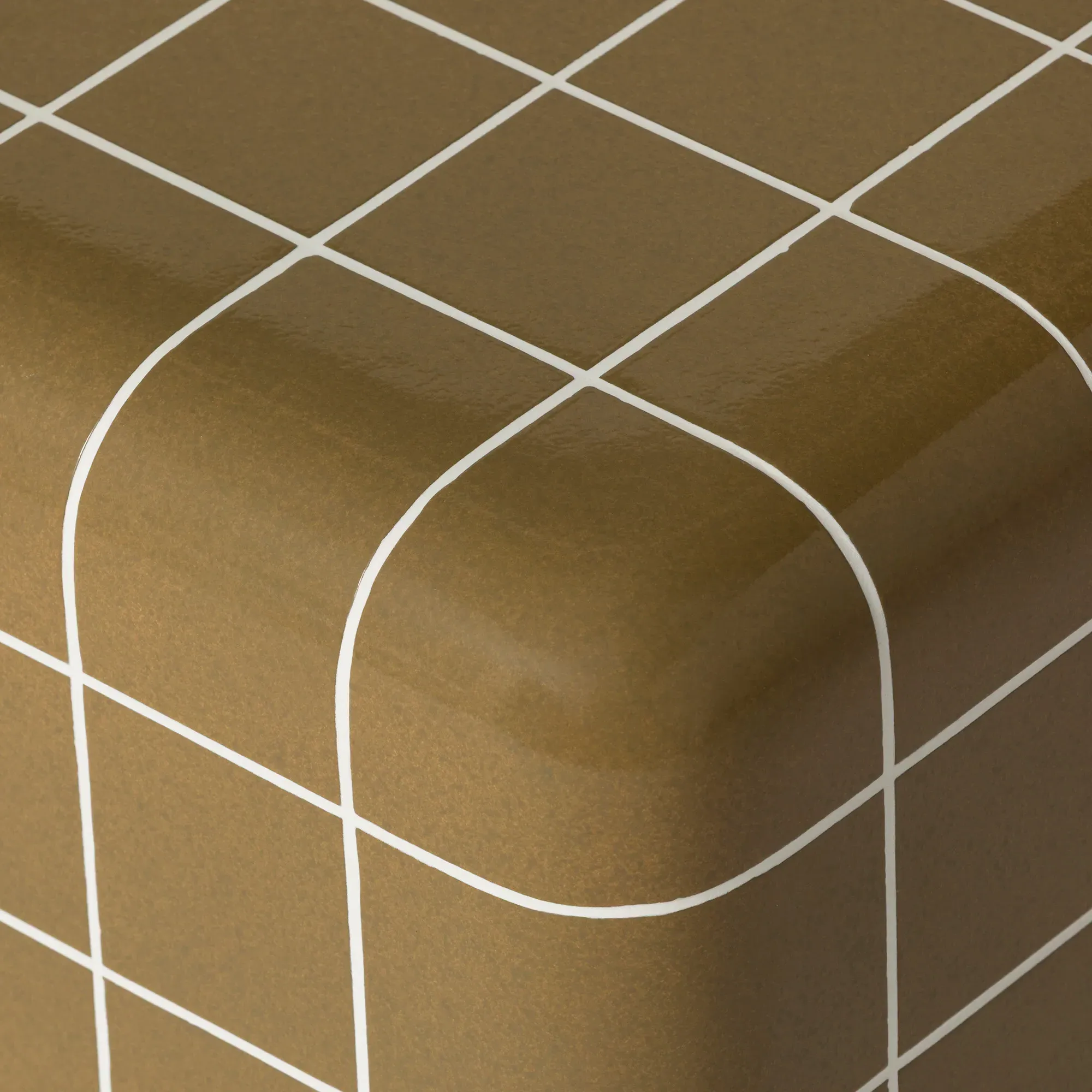 Rico Tiled Square Coffee Table - Green