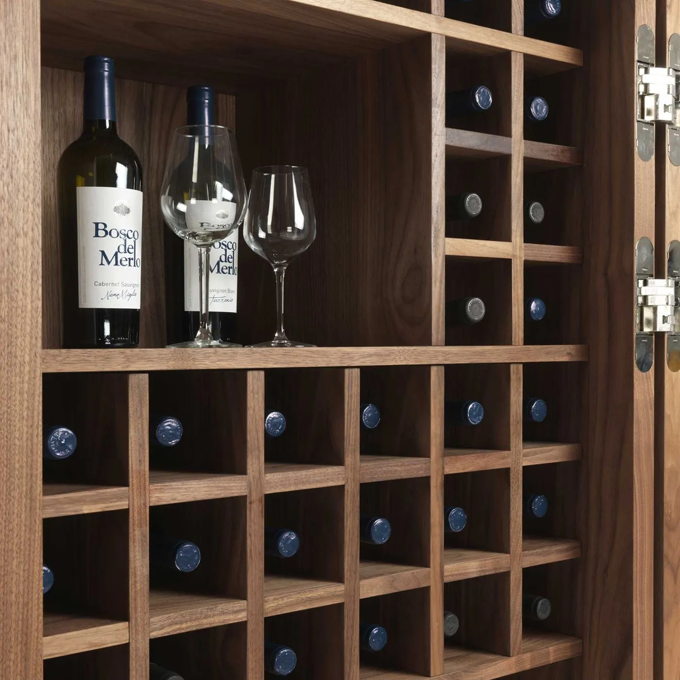 RIVA Cambusa Wine Storage Unit - Brown, Walnut