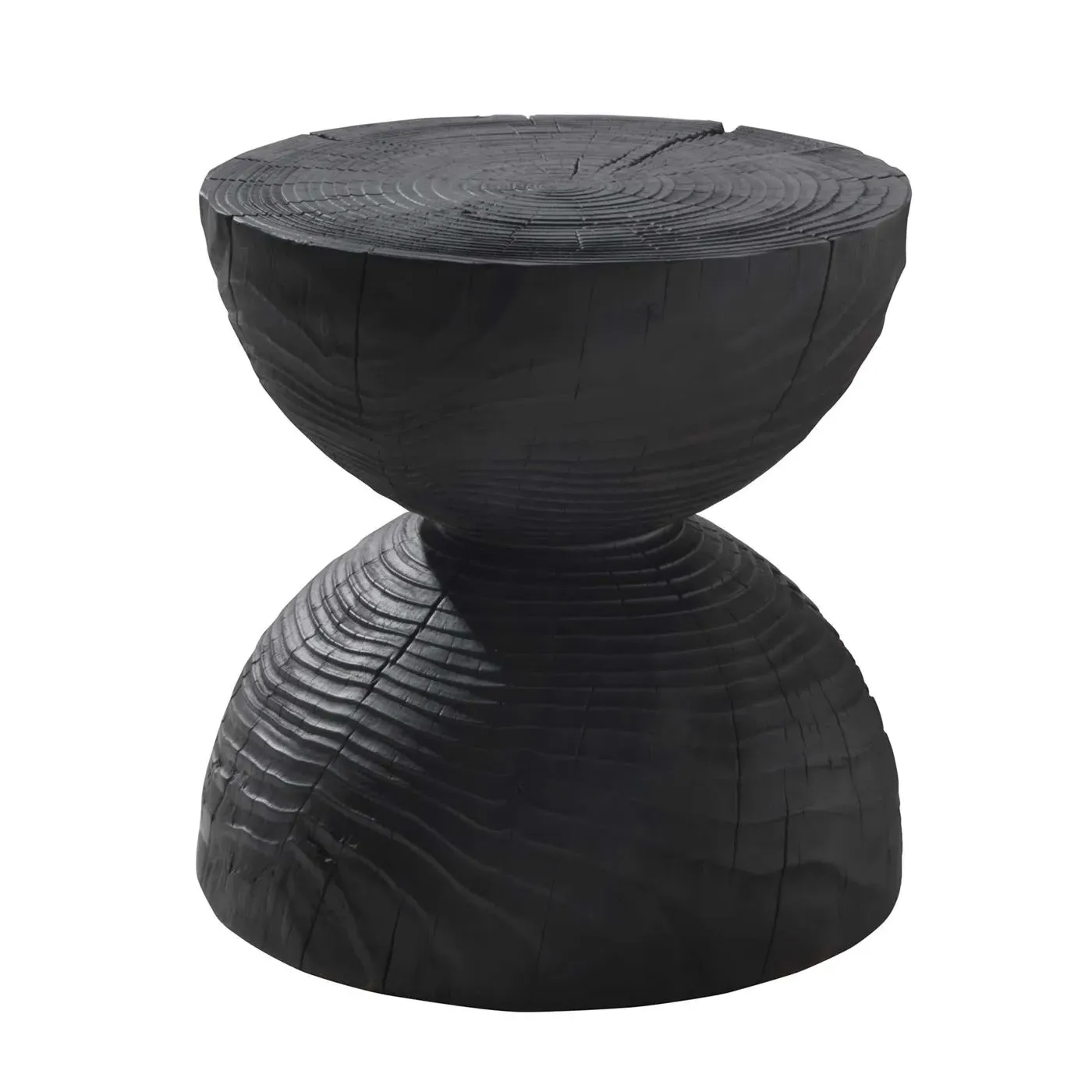 RIVA Clessidra Stool - Black, Cedar
