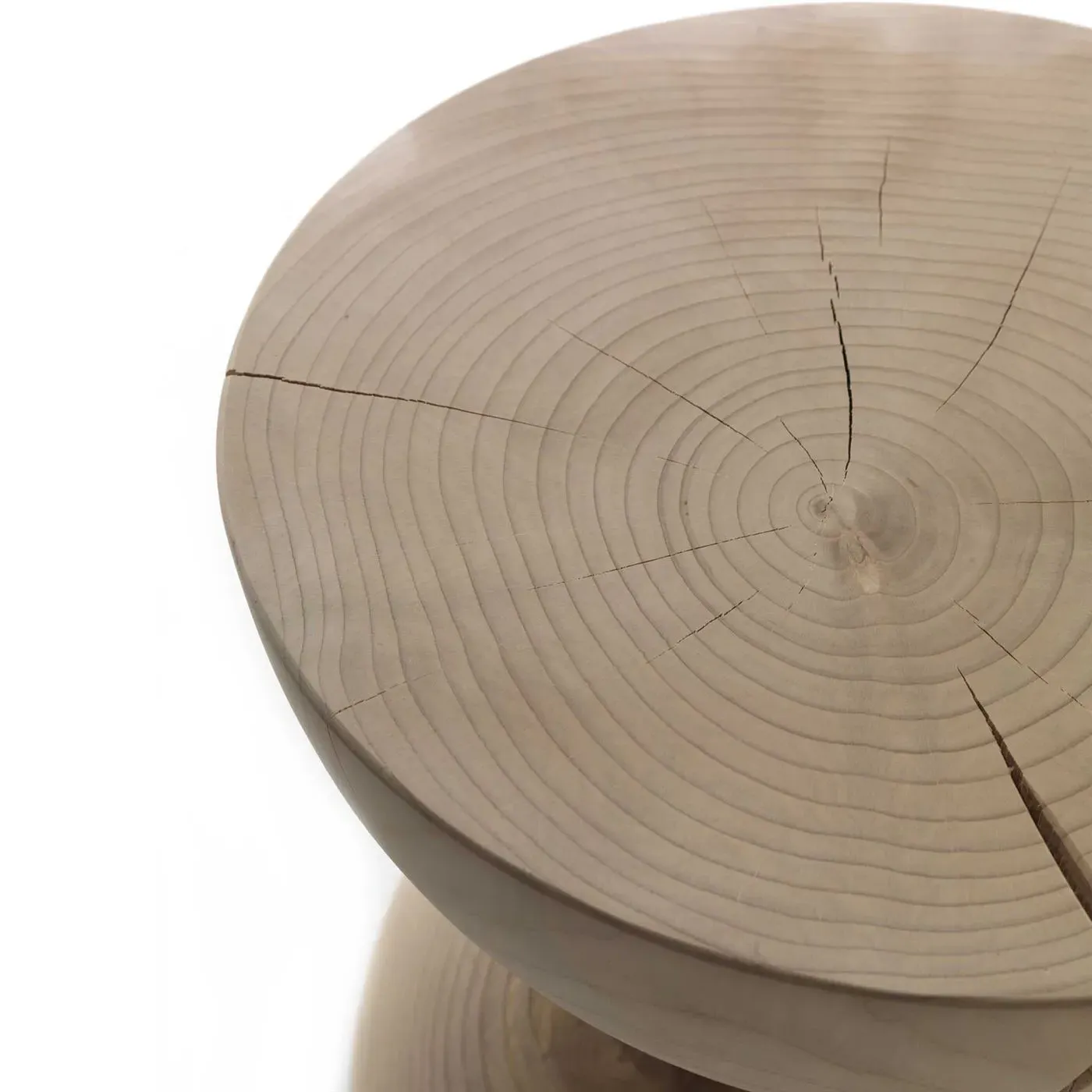 RIVA Clessidra Stool - Brown, Cedar