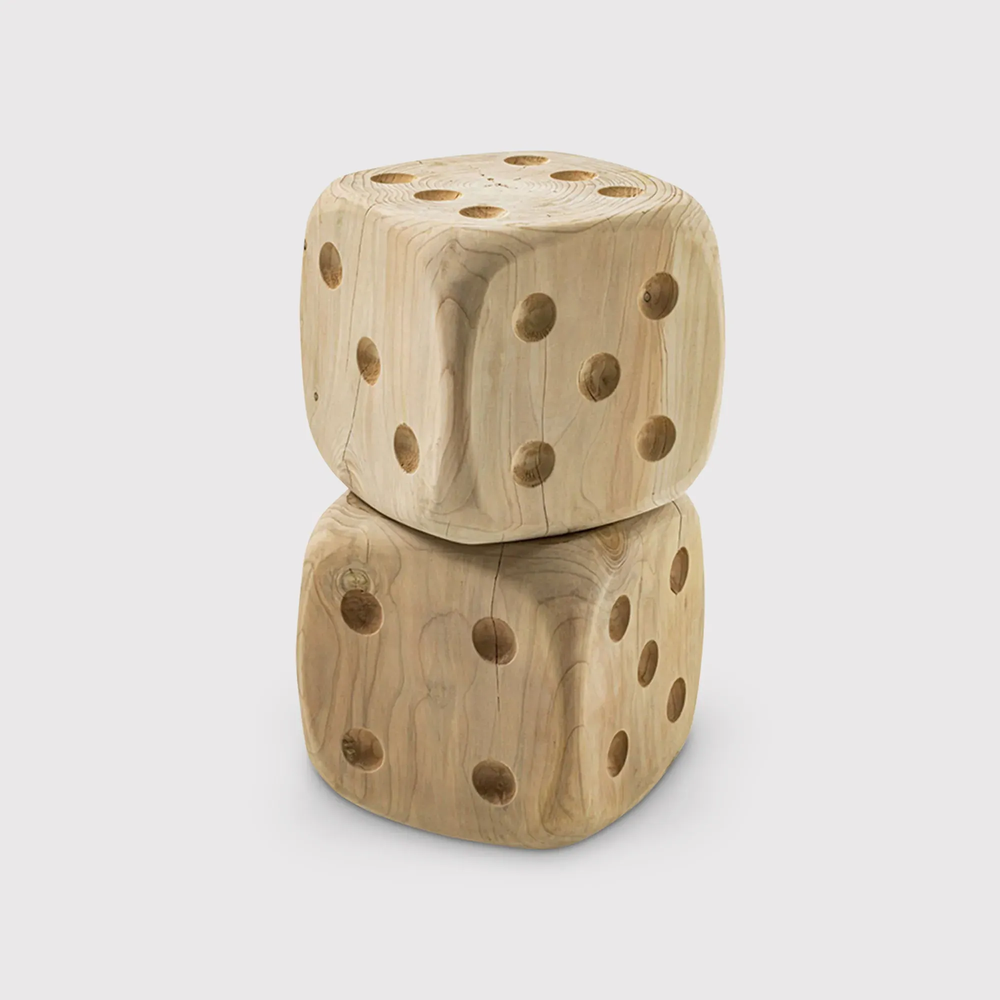 RIVA Dadone Big Stool - Brown, Cedar Wood
