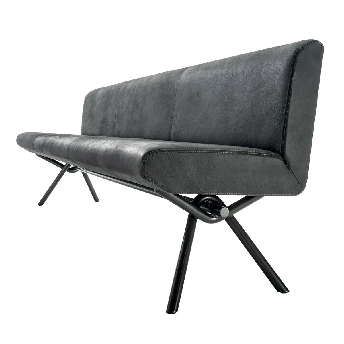 RIVA Iron Light Bench 240cm - Grey, Metal