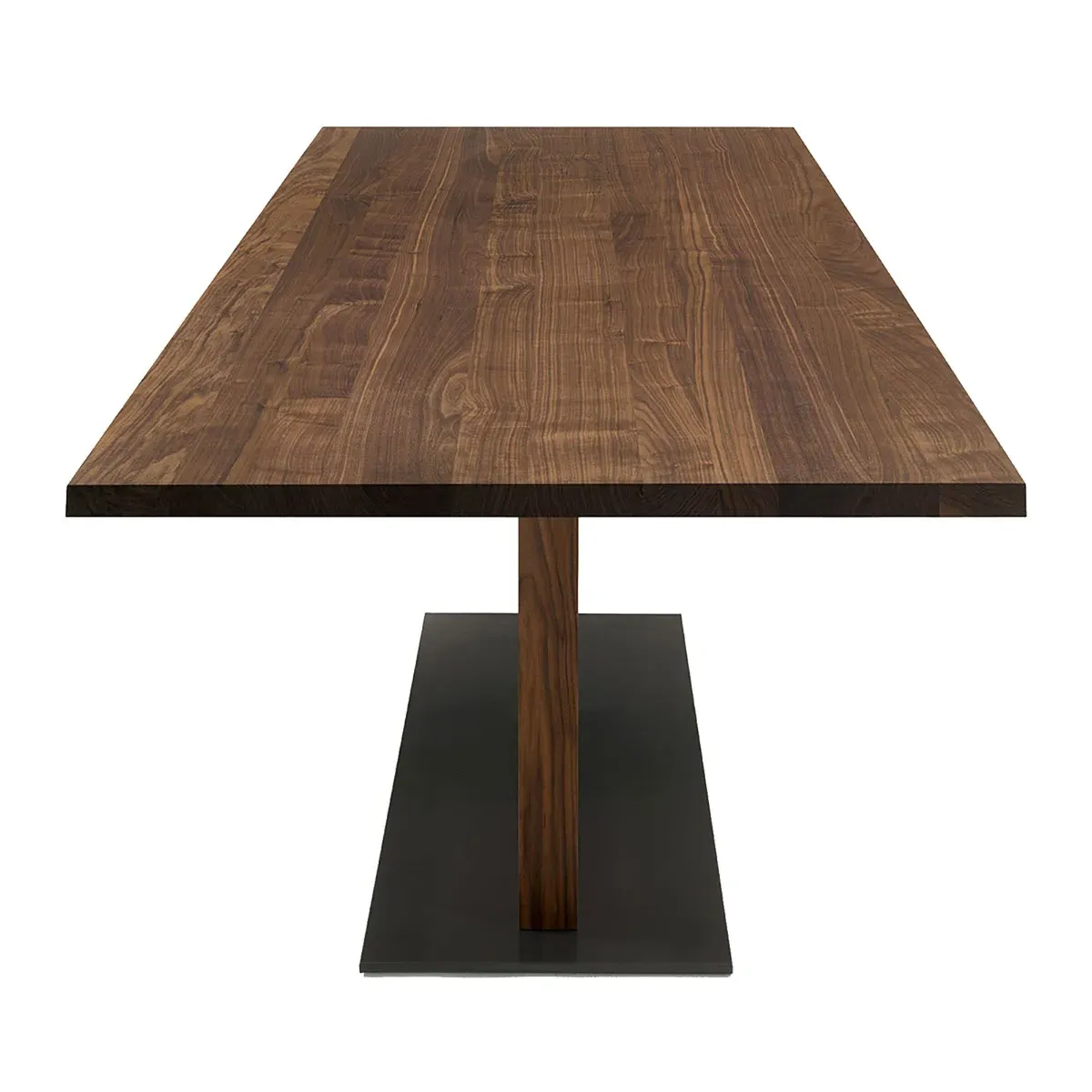 RIVA Liam Wood Dining Table - Brown, Walnut