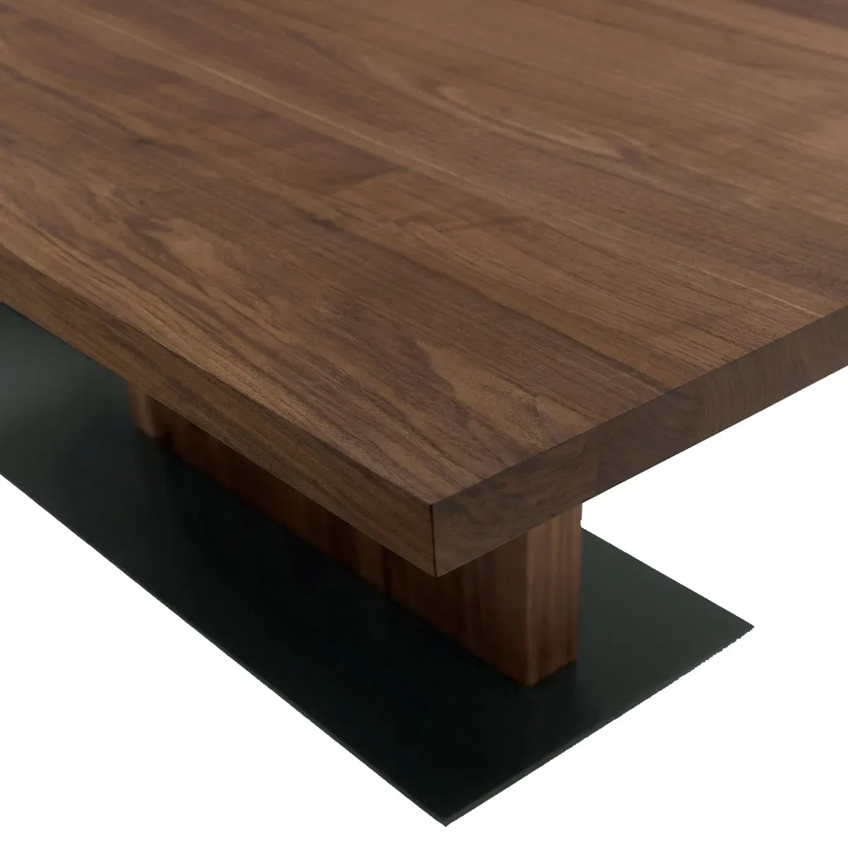 RIVA Liam Wood Dining Table - Brown, Walnut