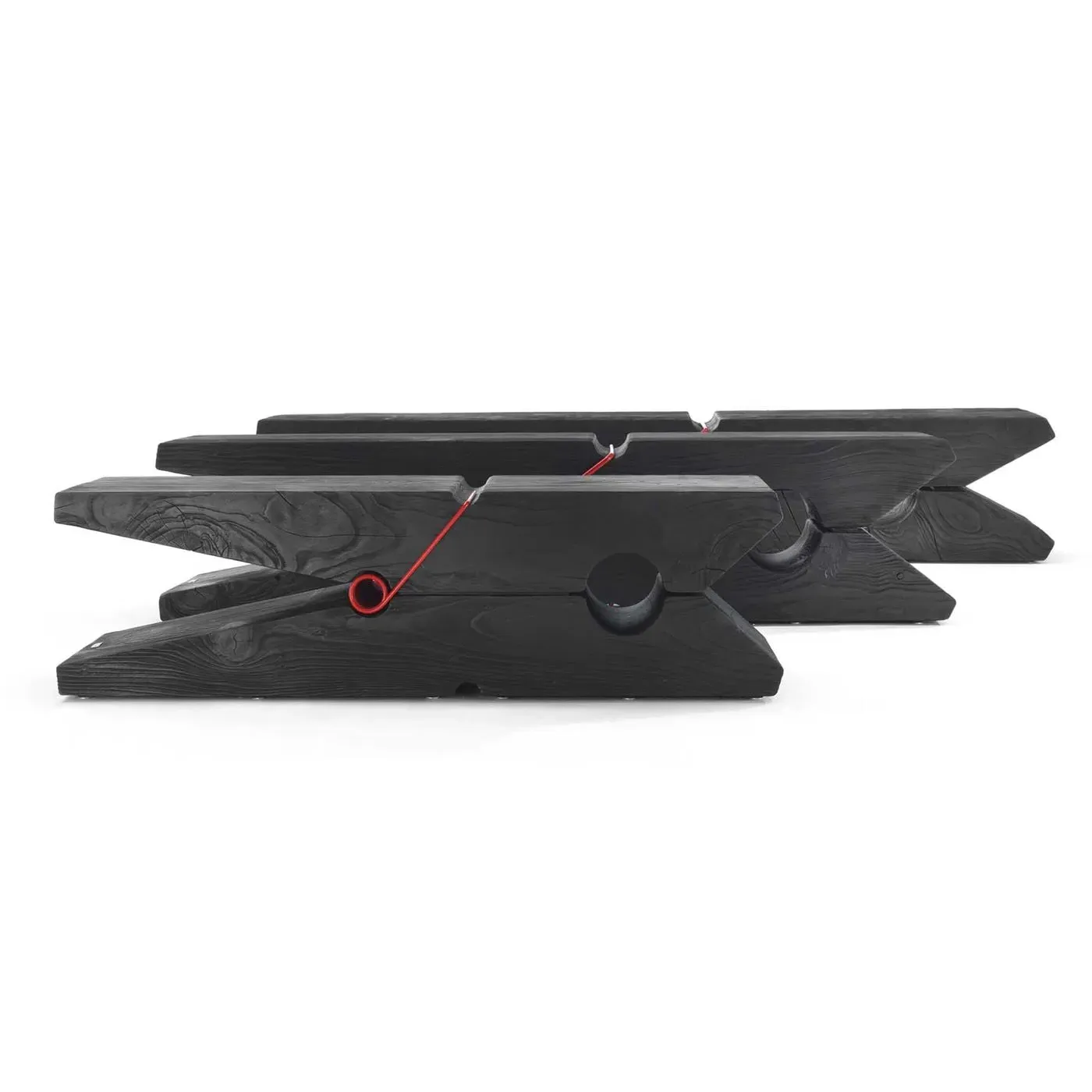 RIVA Molletta Bench - Black, Wood