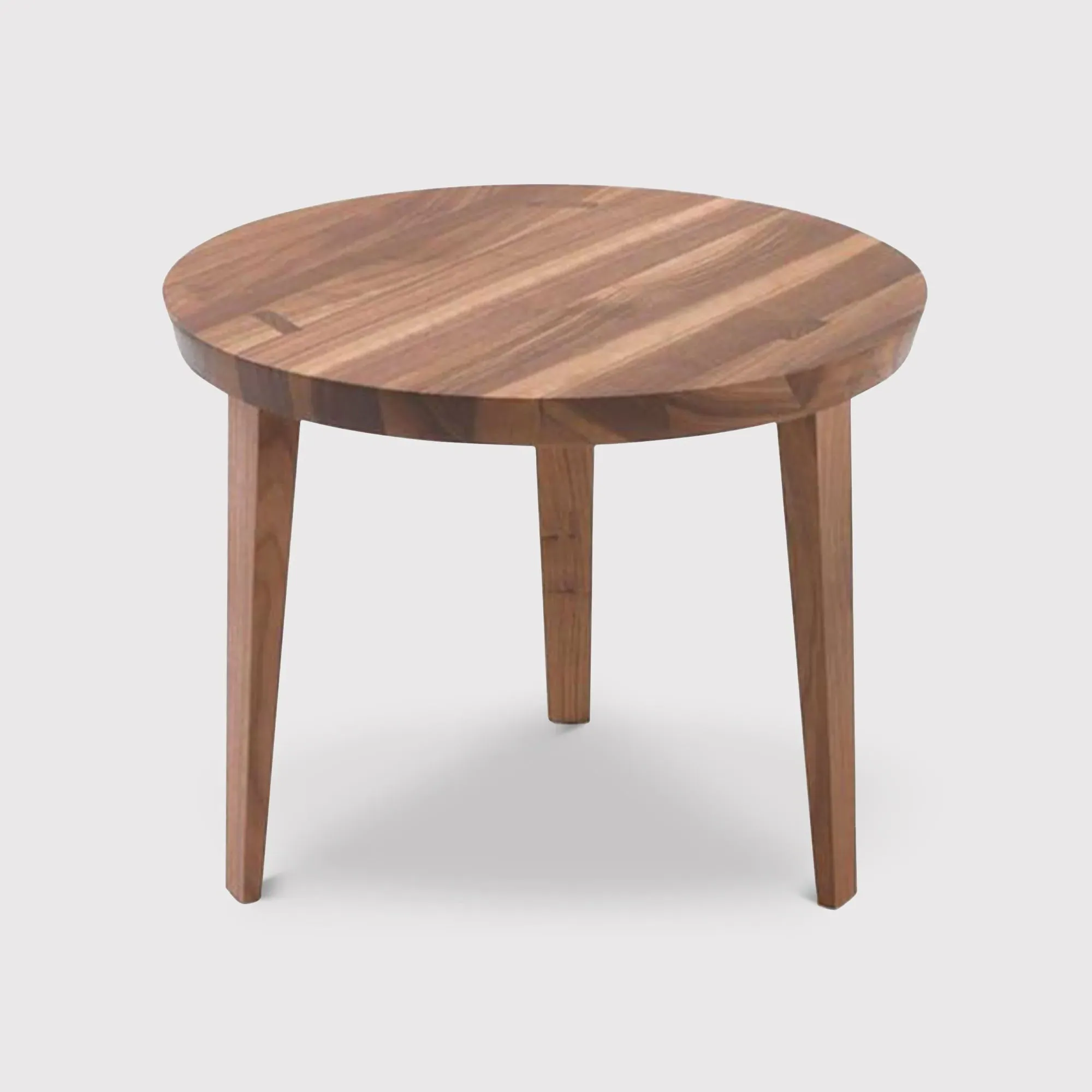 RIVA Tao Round Coffee Table 50cm - Brown, Walnut