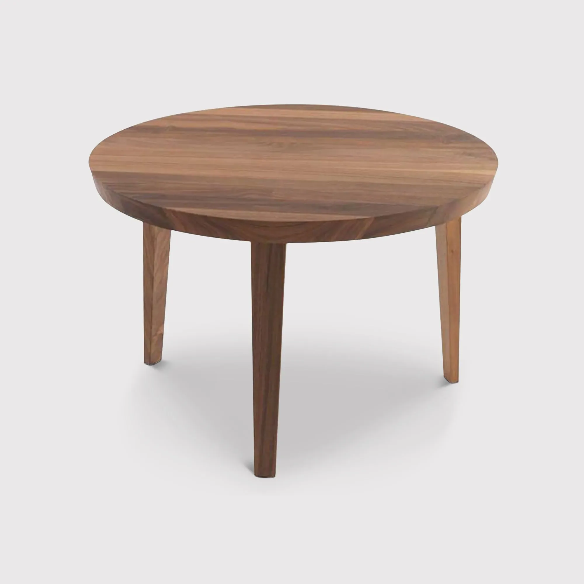 RIVA Tao Round Coffee Table 60cm - Brown, Walnut