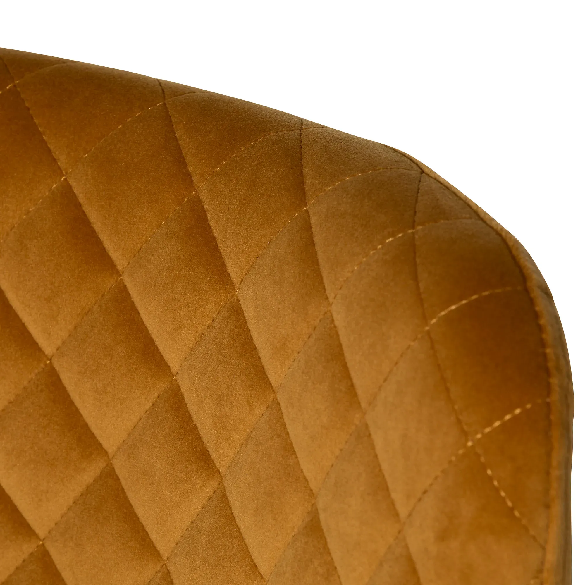 Rivington Barstool - Orange, Velvet