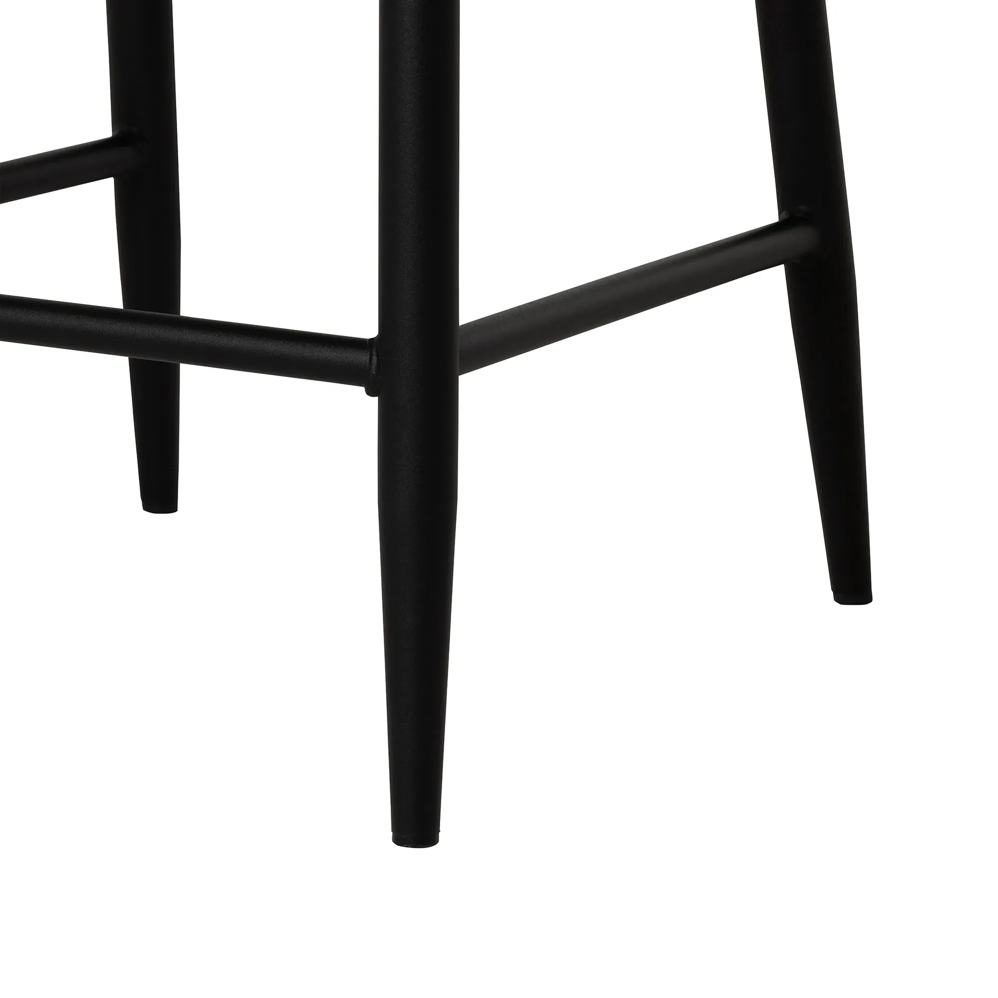 Rivington Counter Stool - Grey, Velvet