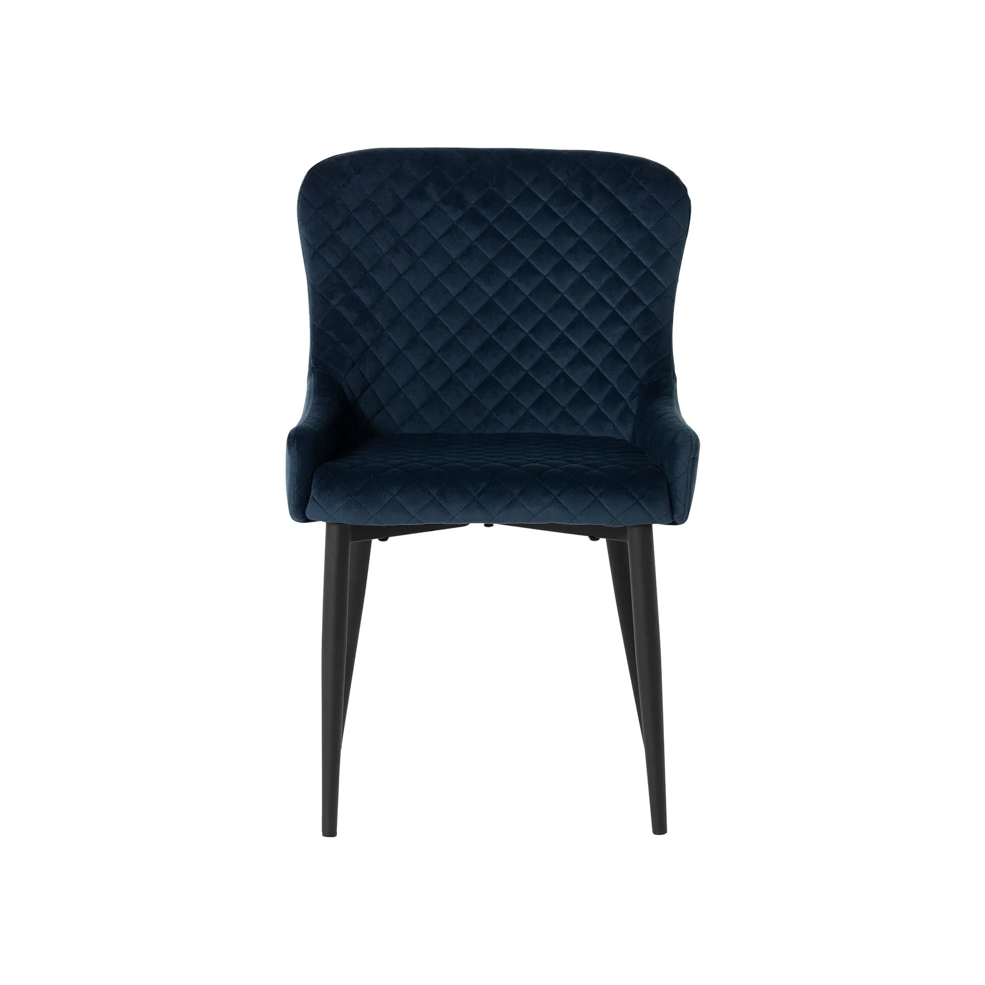 Rivington Dining Chair - Blue, Velvet