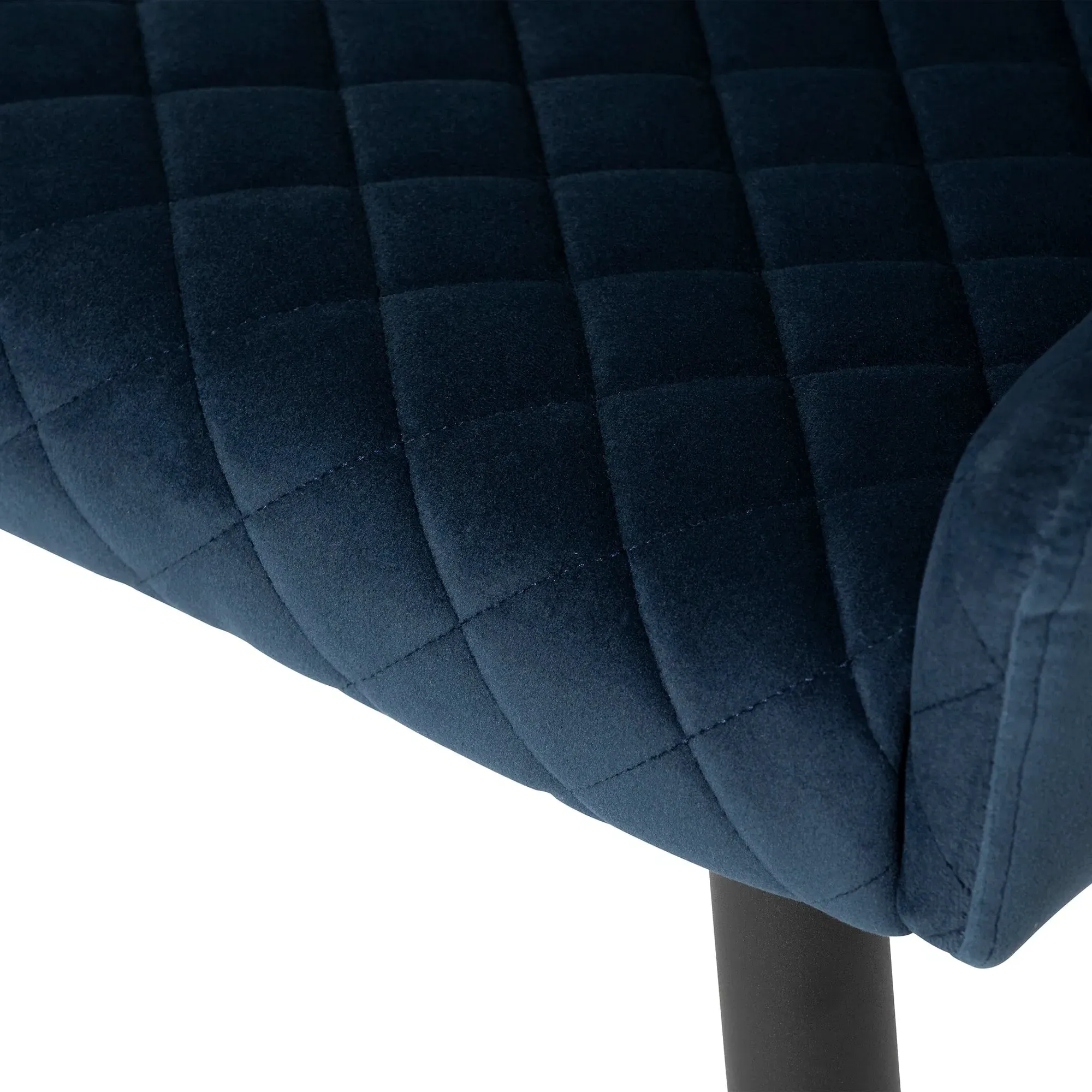 Rivington Dining Chair - Blue, Velvet