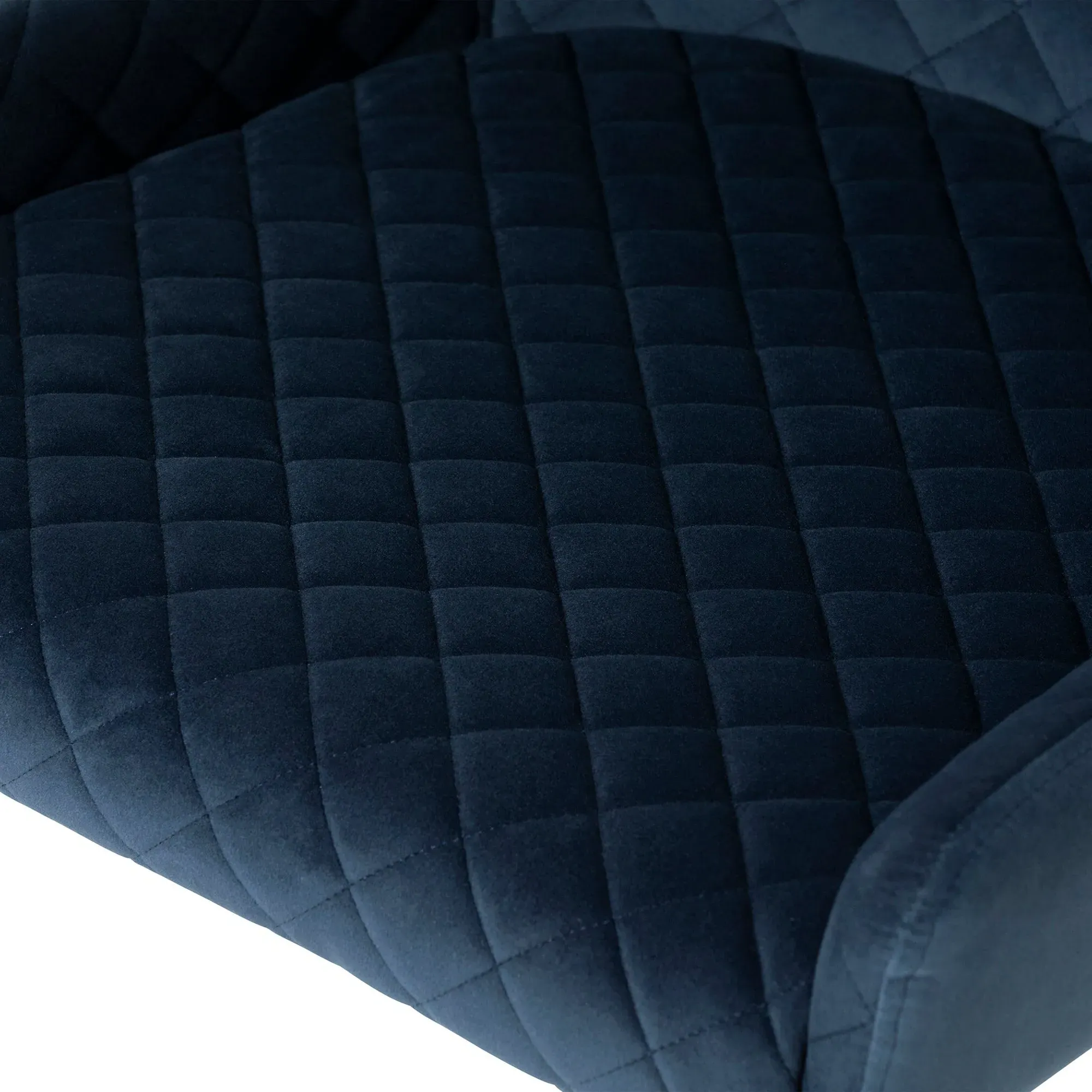 Rivington Dining Chair - Blue, Velvet