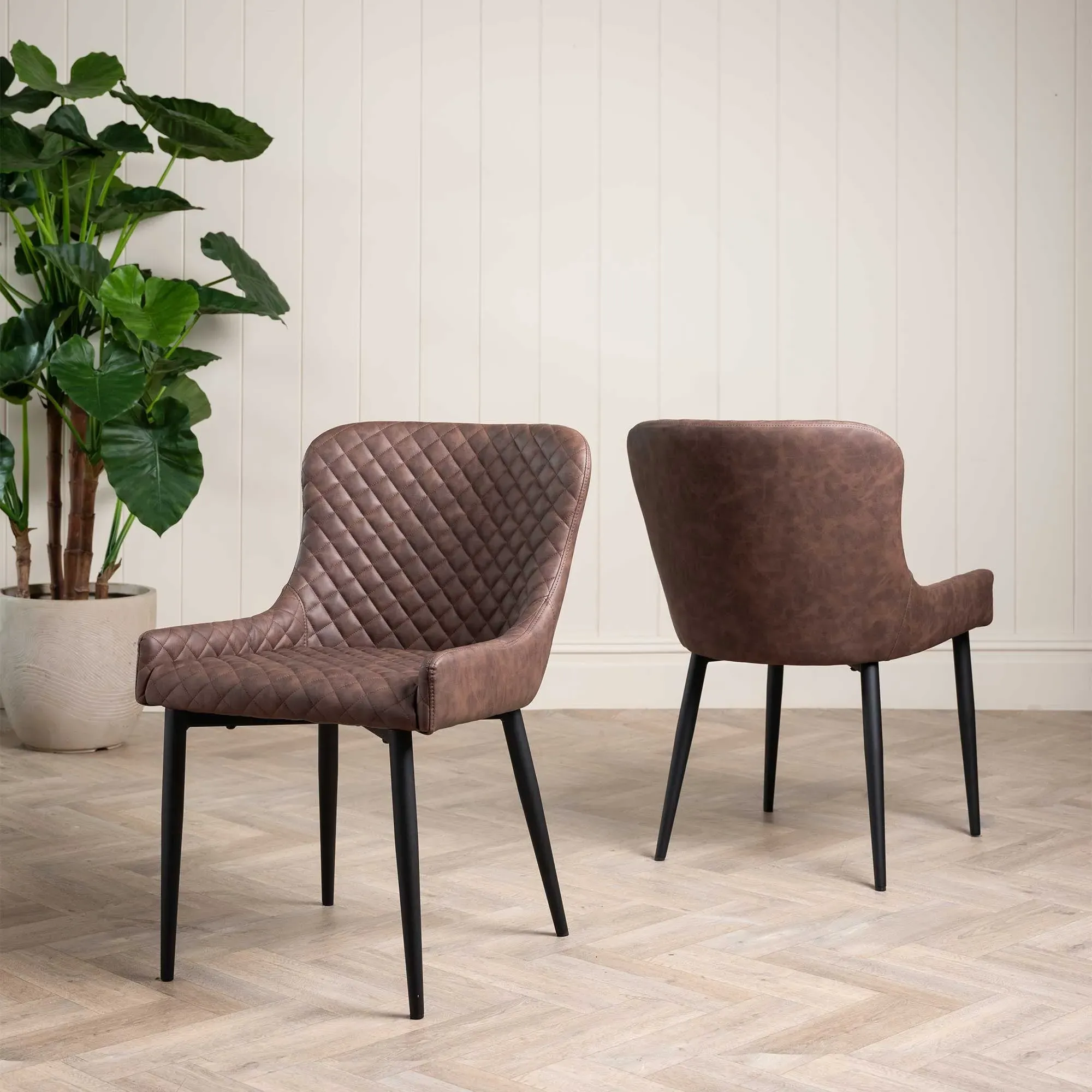 Rivington Dining Chair - Brown