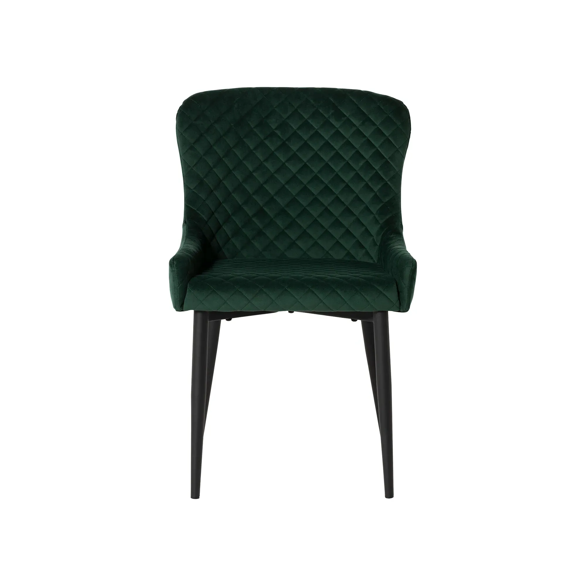 Rivington Dining Chair - Green, Velvet