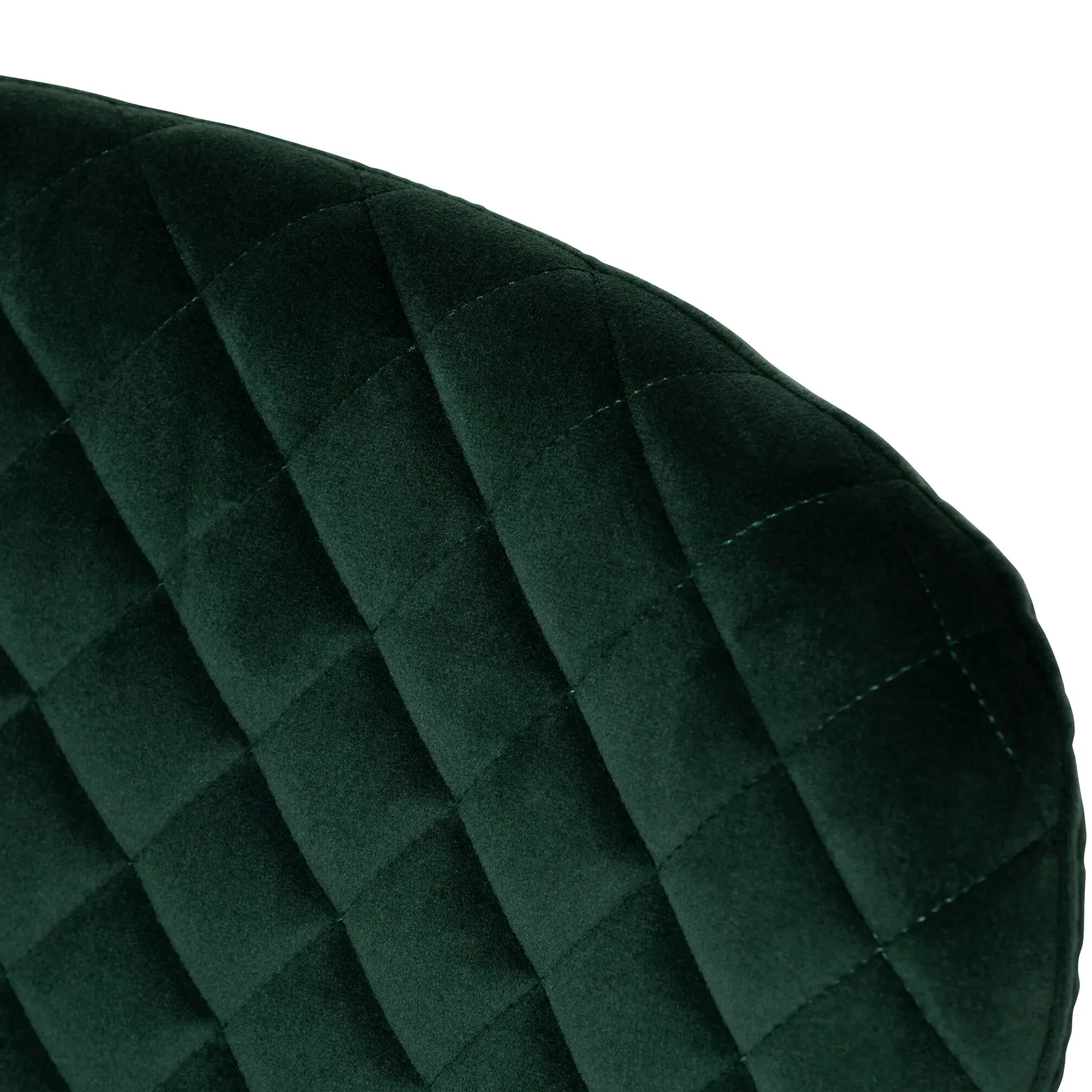 Rivington Dining Chair - Green, Velvet