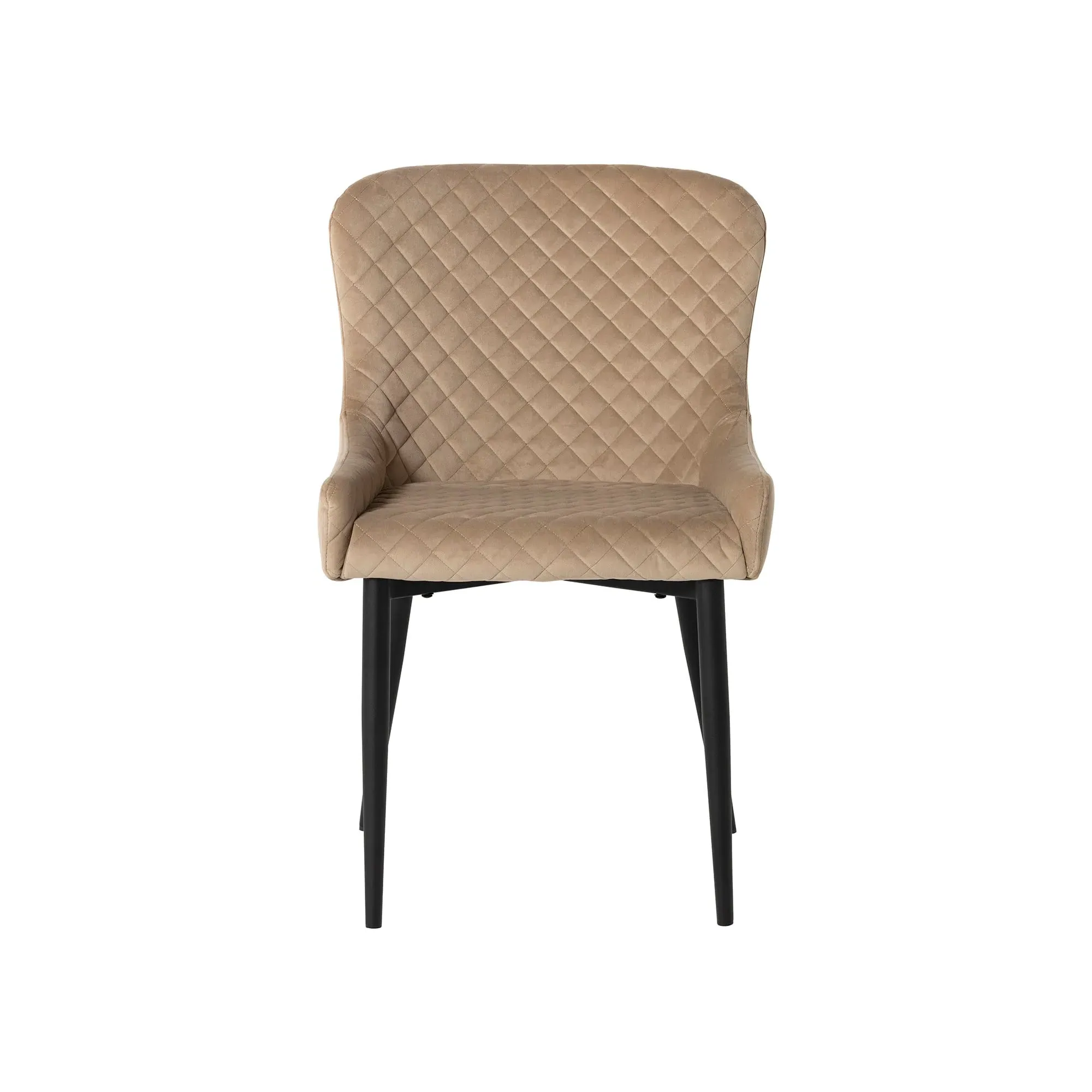 Rivington Dining Chair - Neutral, Velvet