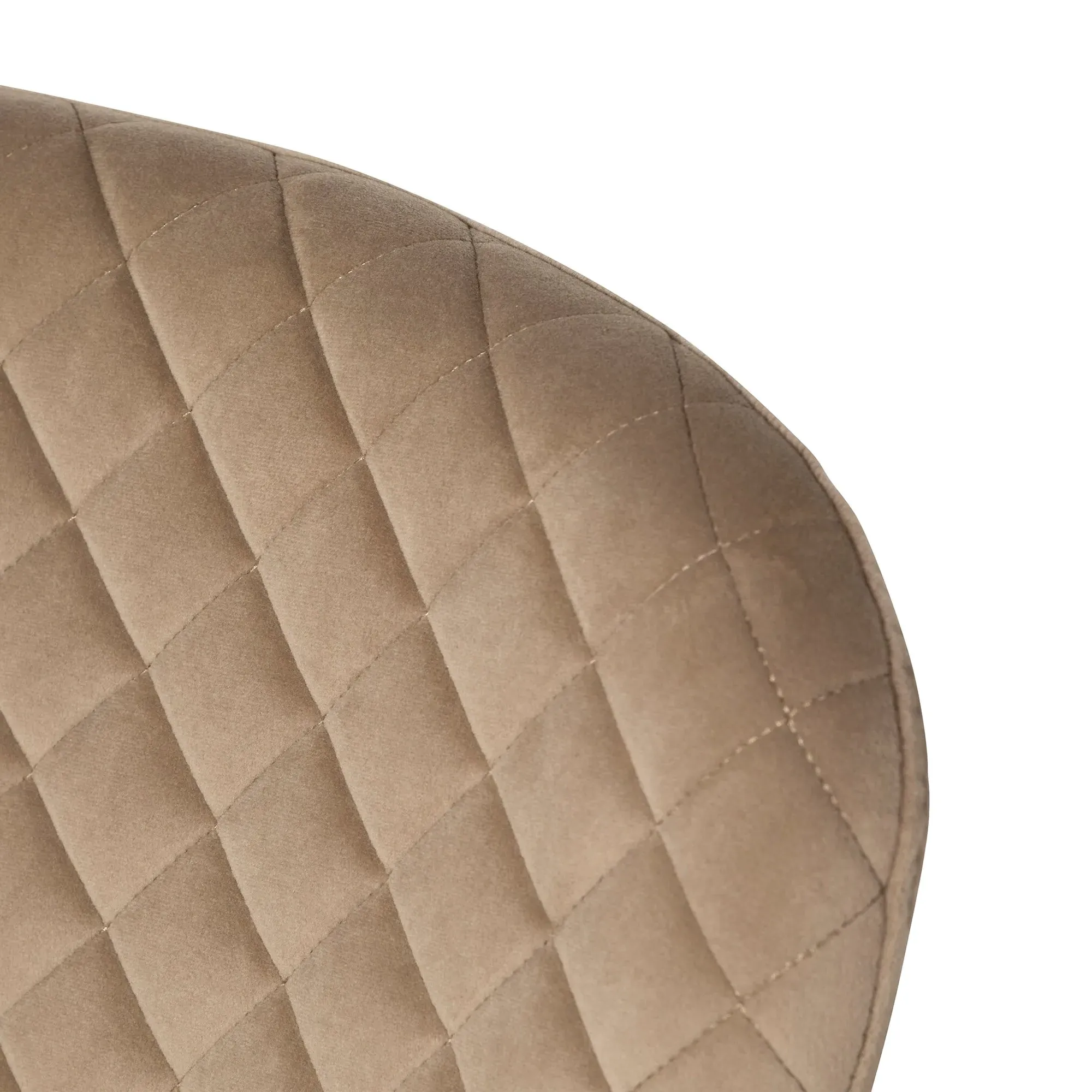 Rivington Dining Chair - Neutral, Velvet