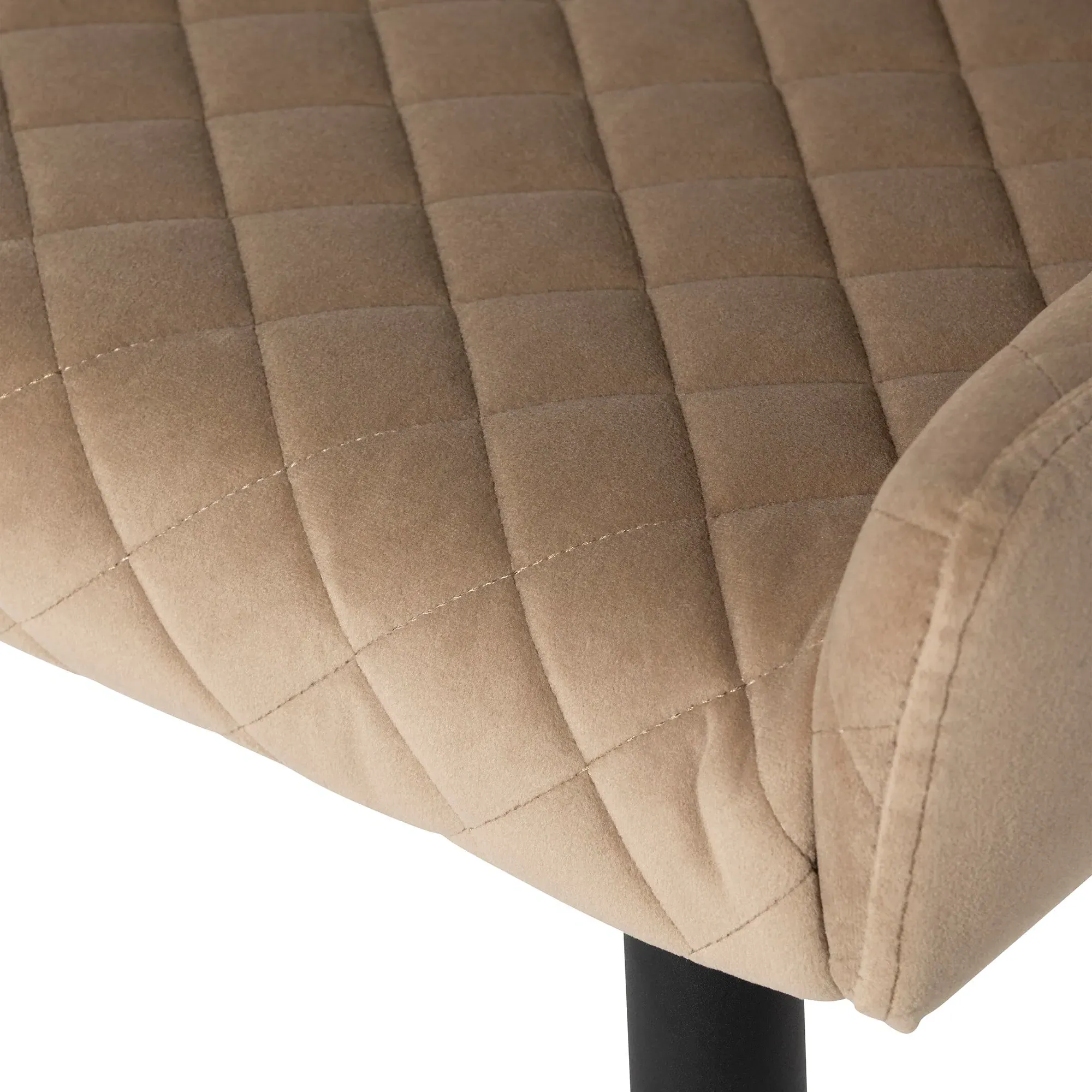 Rivington Dining Chair - Neutral, Velvet