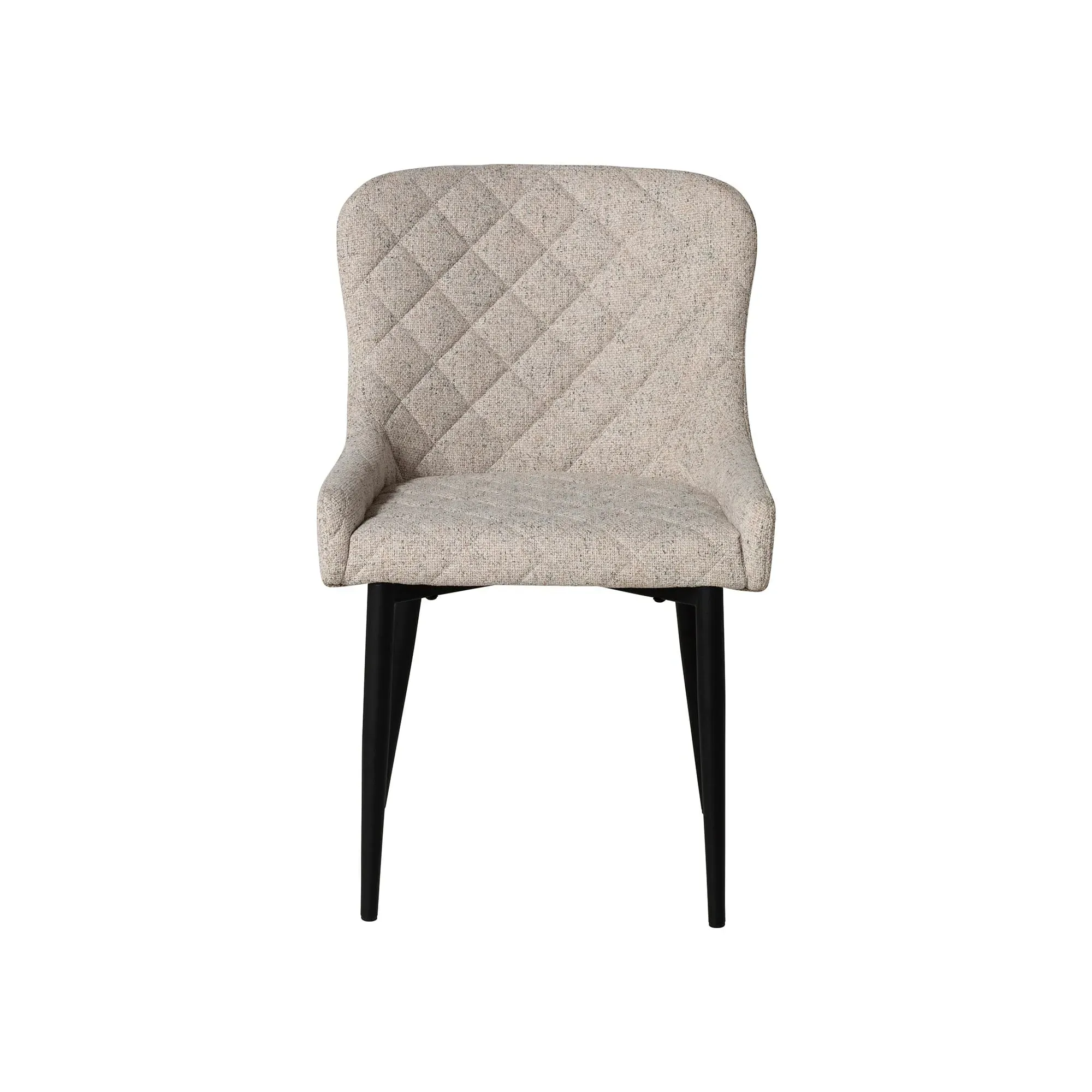 Rivington Dining Chair - White, Fabric
