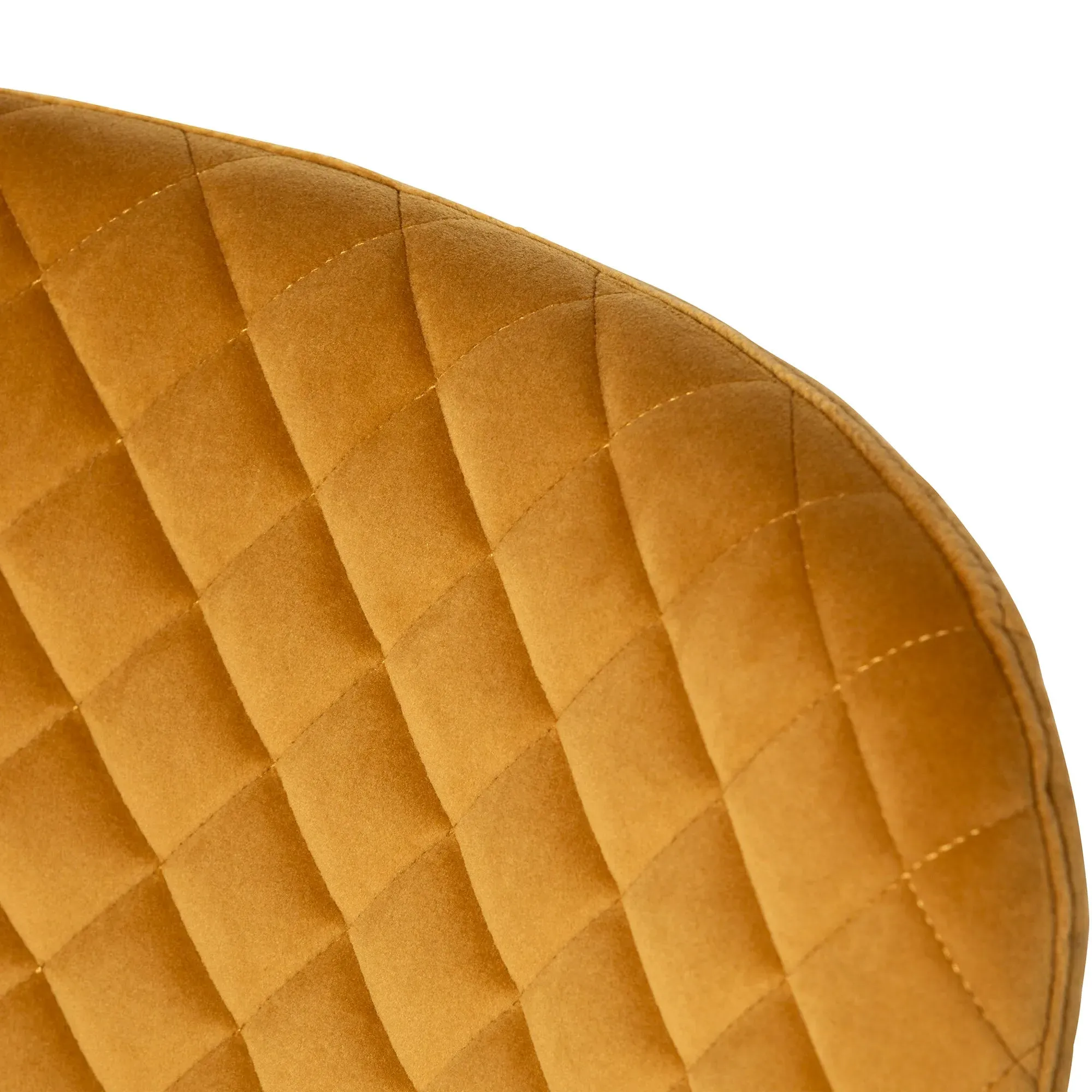 Rivington Dining Chair - Yellow, Velvet