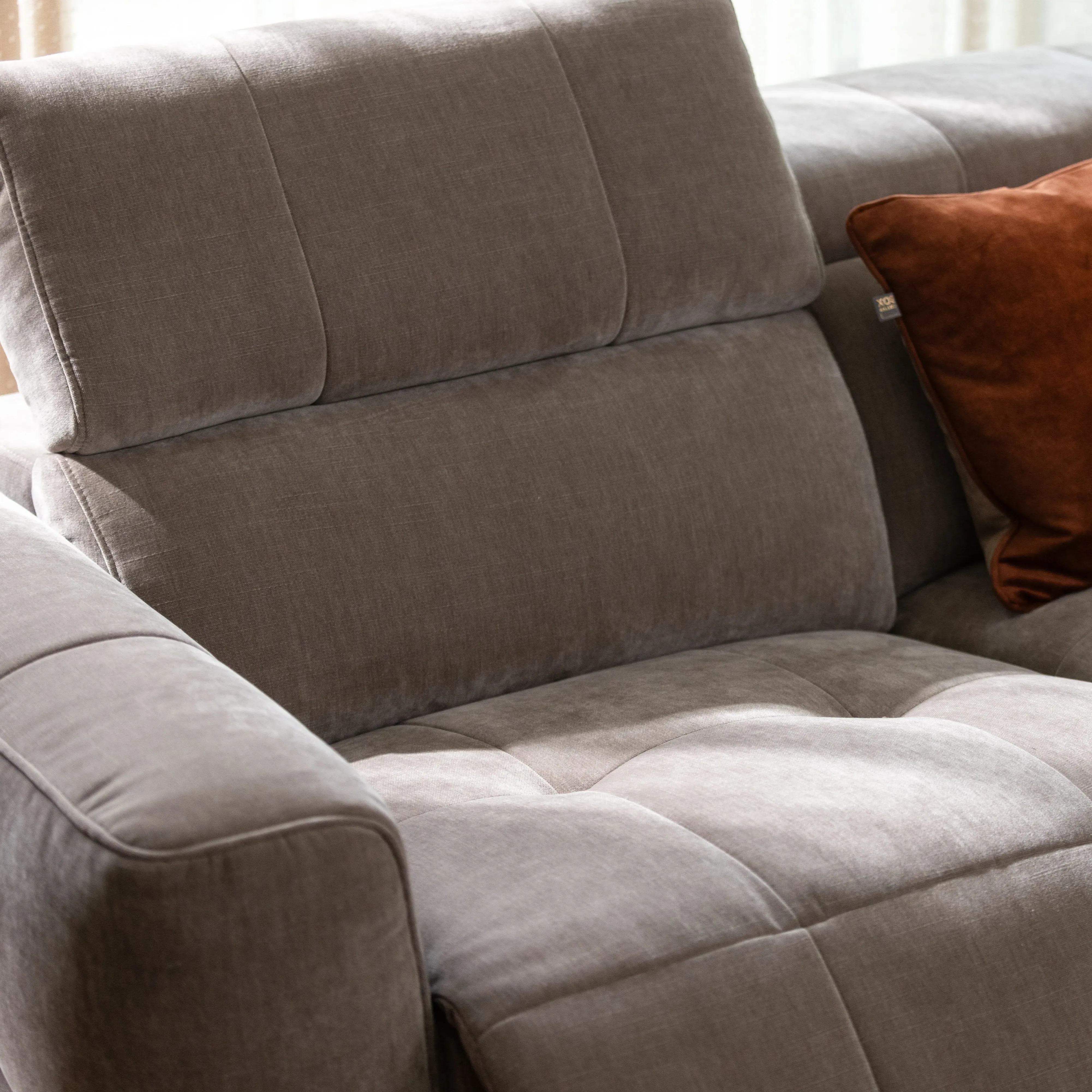 Rochester LHF Corner Sofa - Neutral