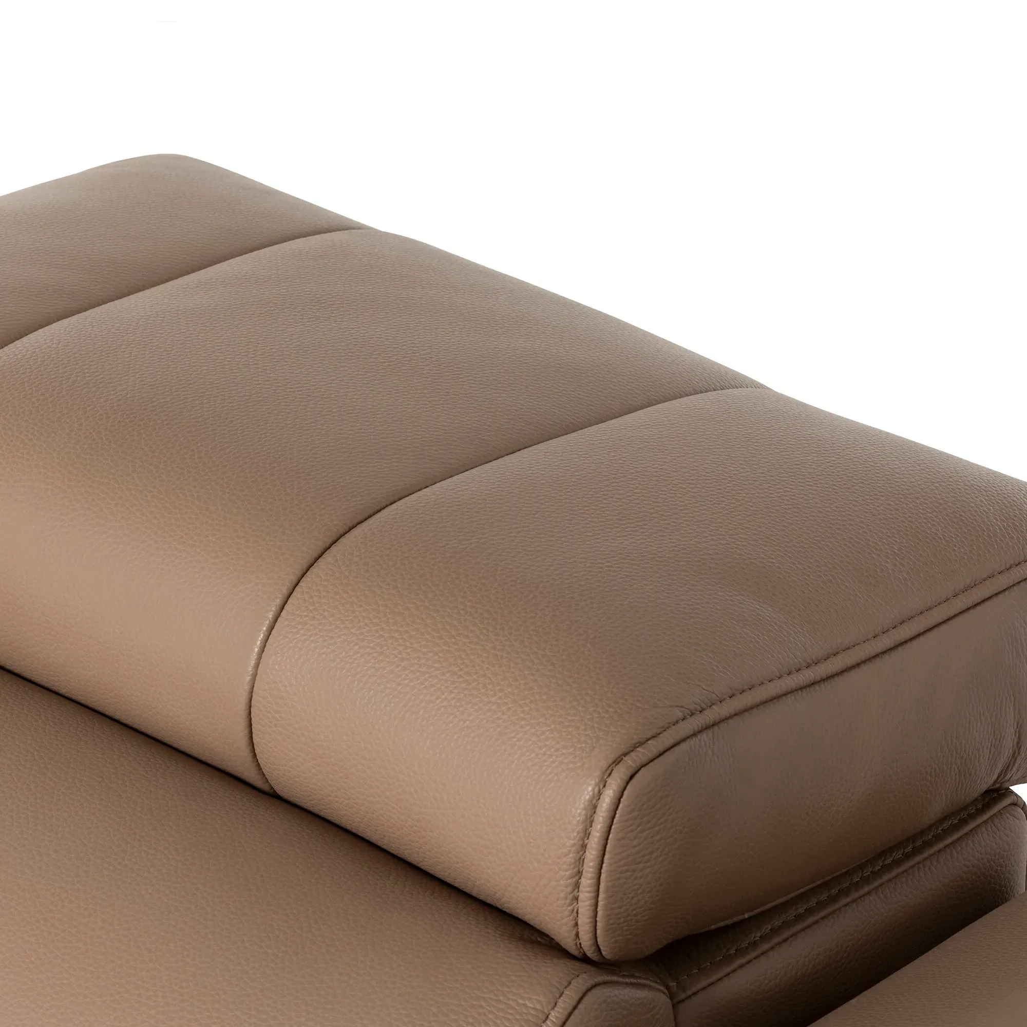 Rochester Power Recliner with Head Tilt - Neutral, Leather