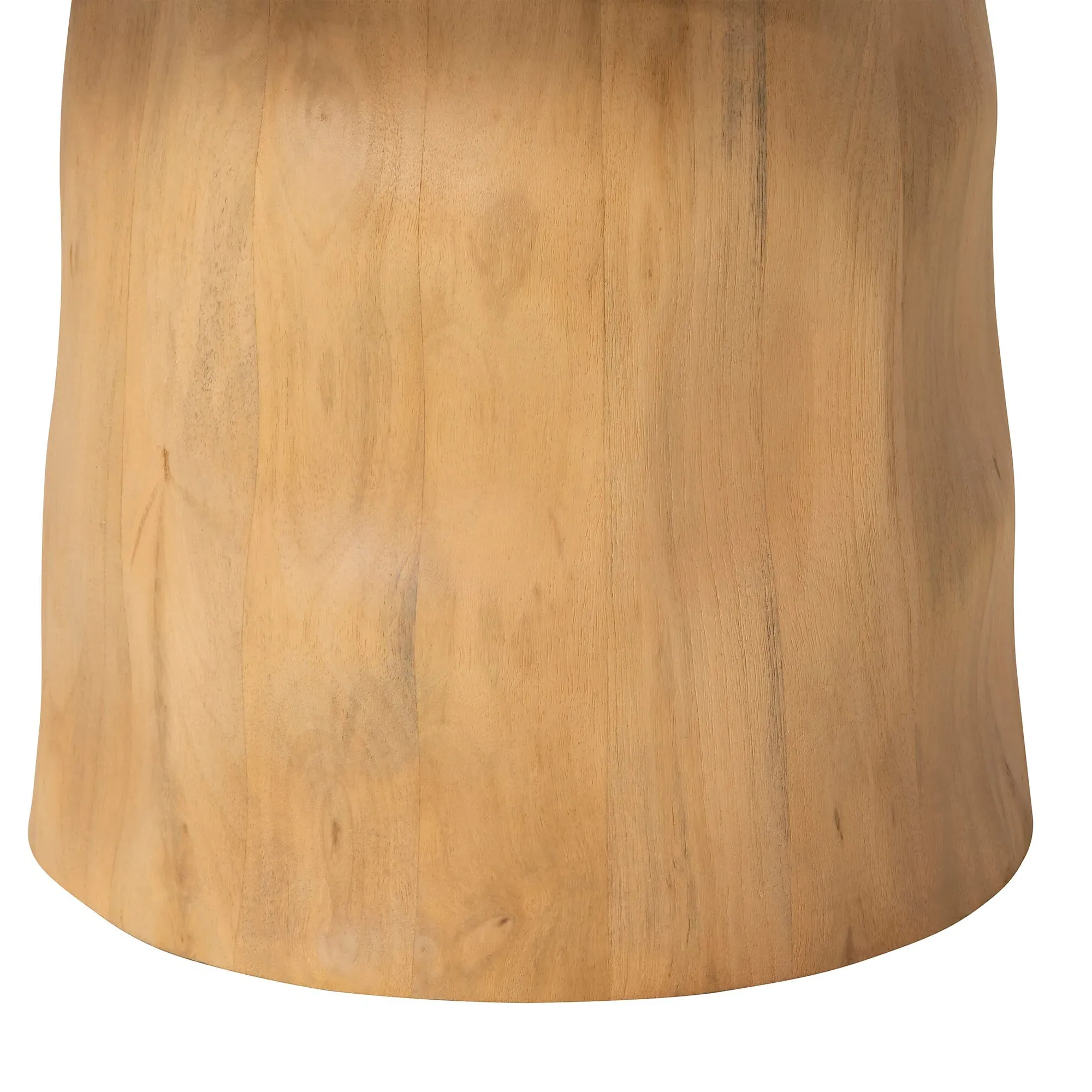 Rodin Round Side Table - Neutral, Mango Wood