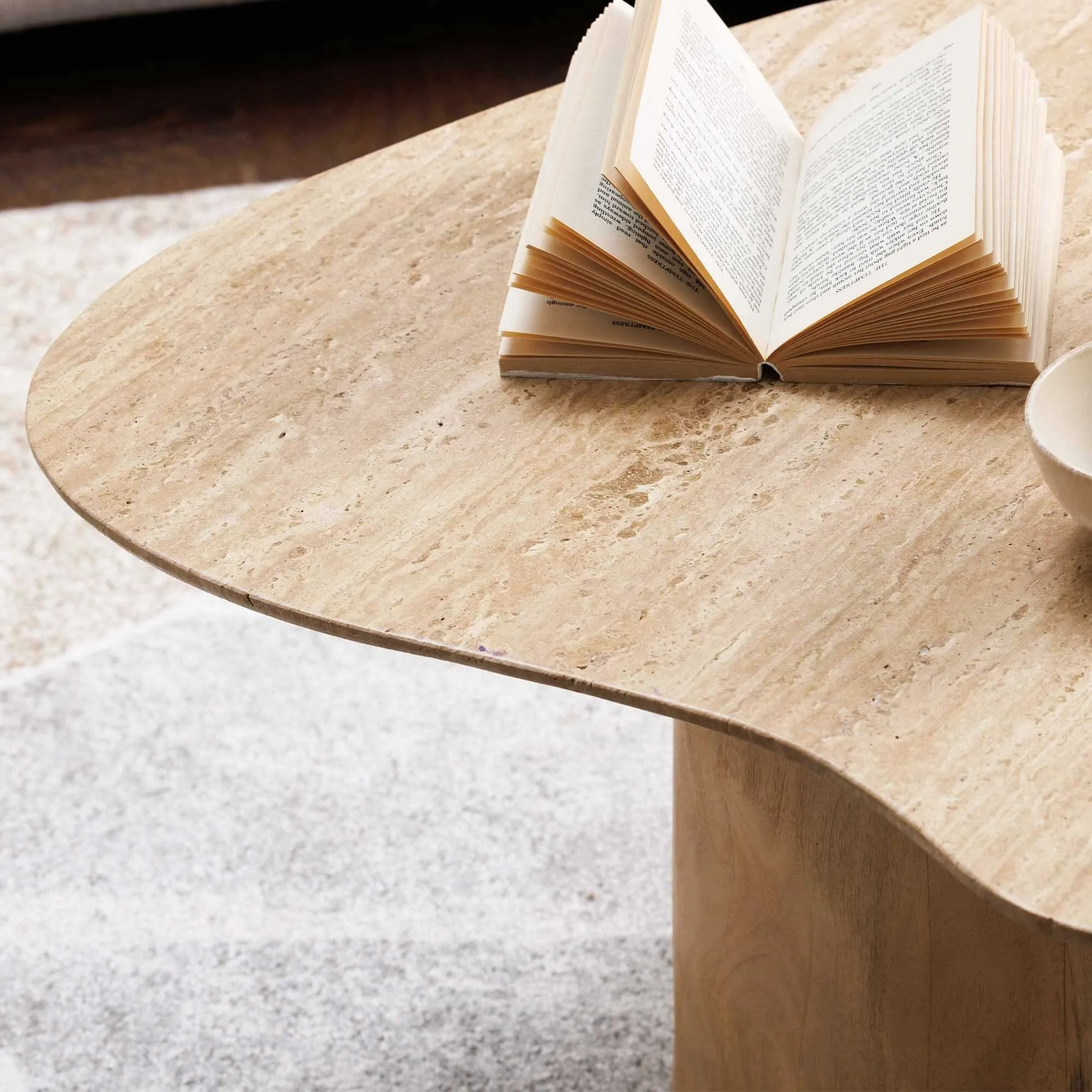 Rodin Round Side Table - Neutral, Mango Wood