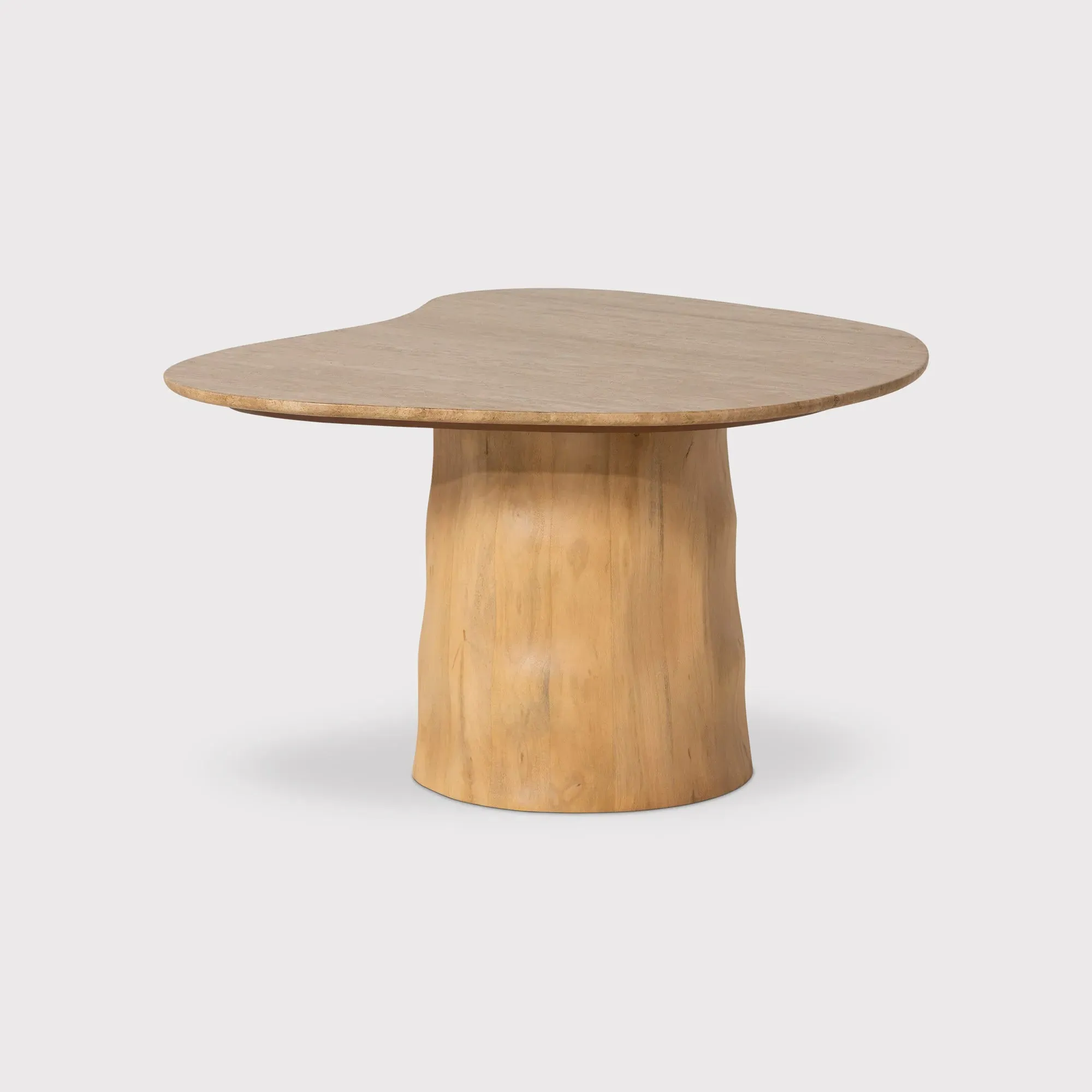 Rodin Round Side Table - Neutral, Mango Wood