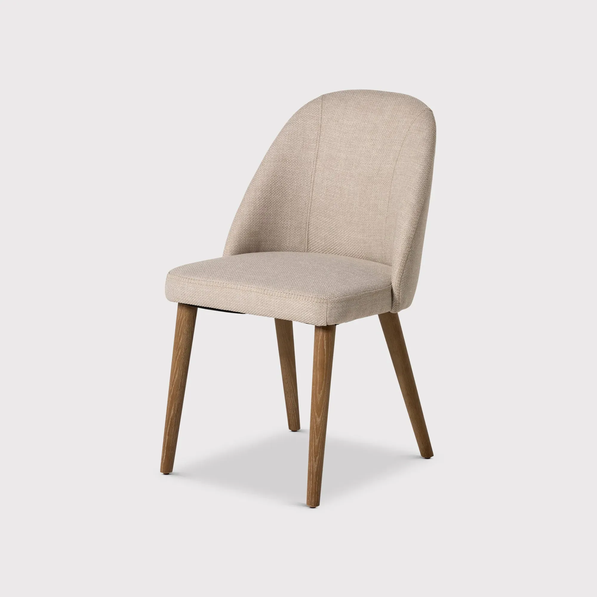 Rogan Dining Chair - Neutral, Boucle image