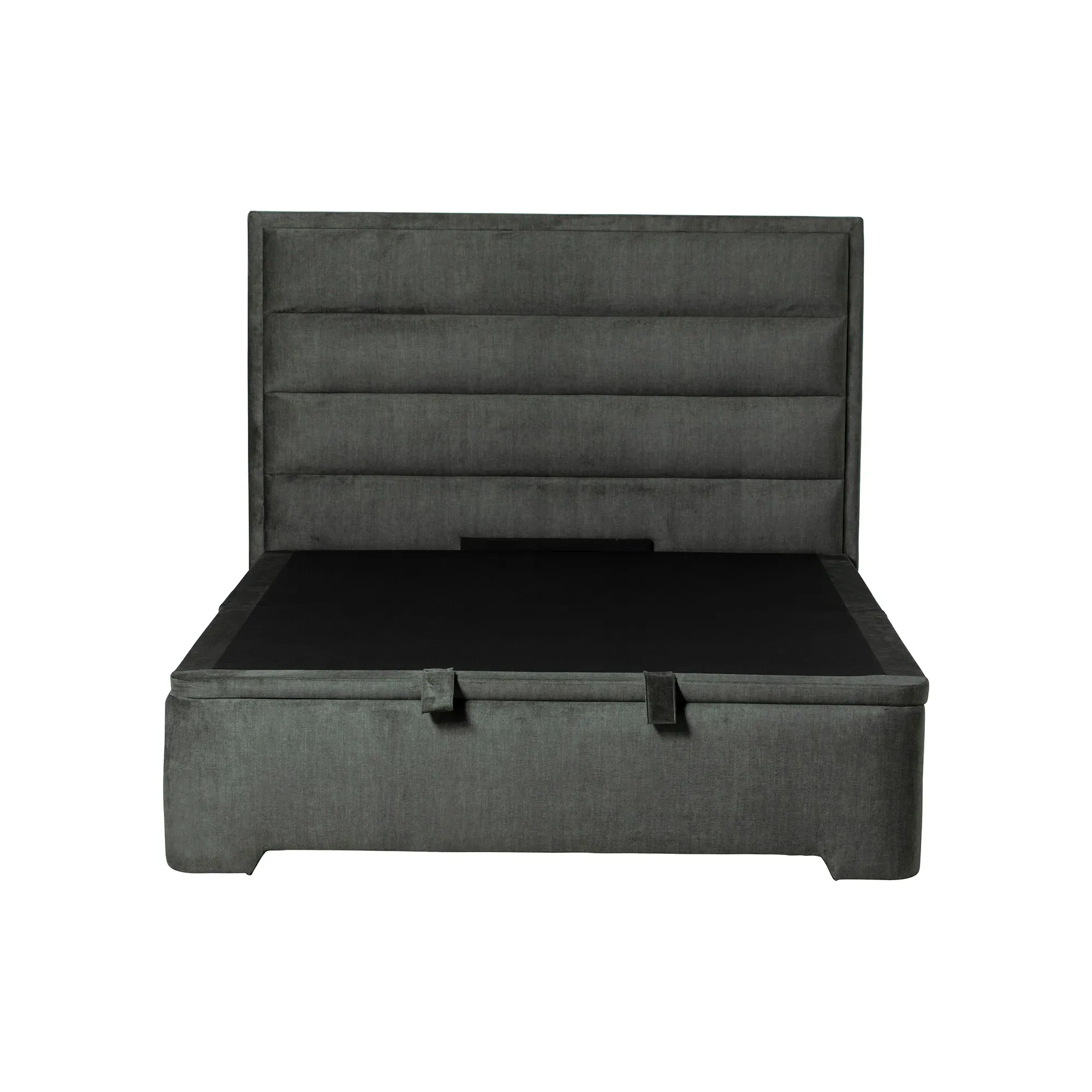 Rothbury Double Ottoman Bed with Headboard - Green