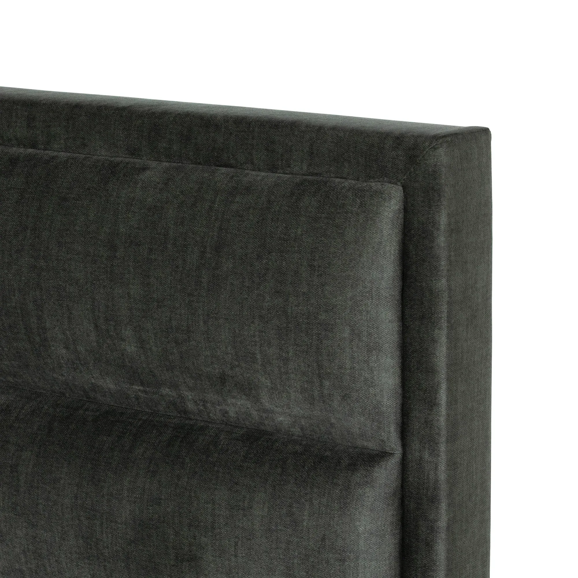 Rothbury Double Ottoman Bed with Headboard - Green