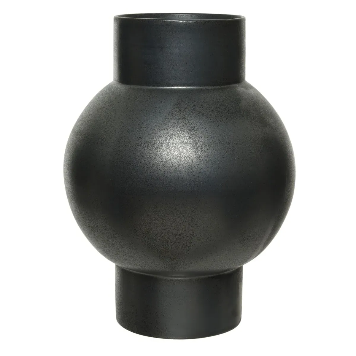 Round Vase - Black
