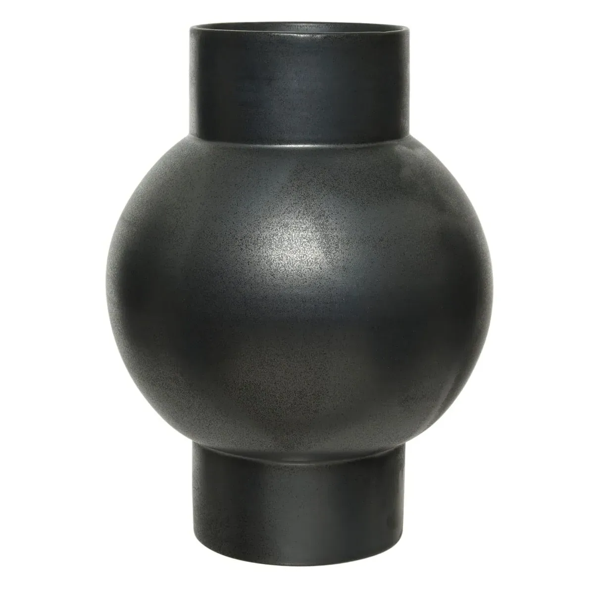 Round Vase - Black image
