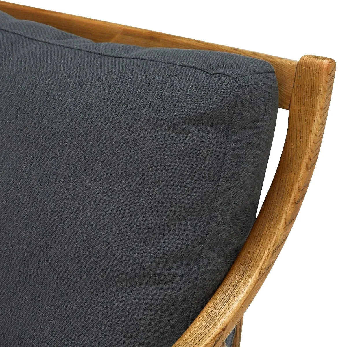 Runa Armchair - Grey, Fabric