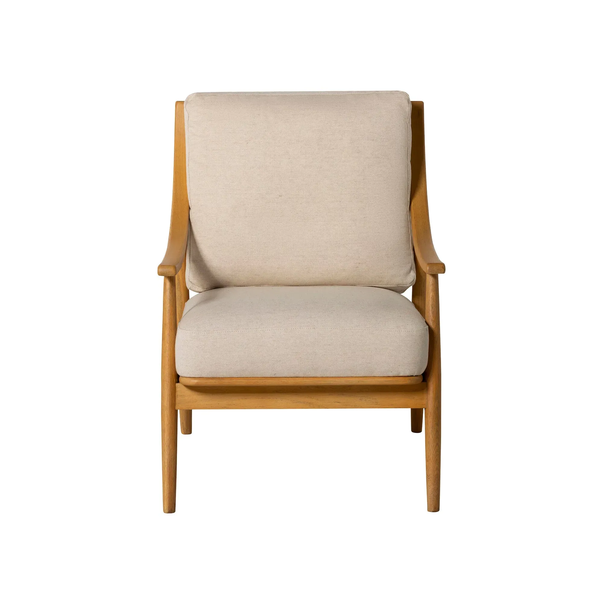 Runa Armchair - Neutral, Fabric