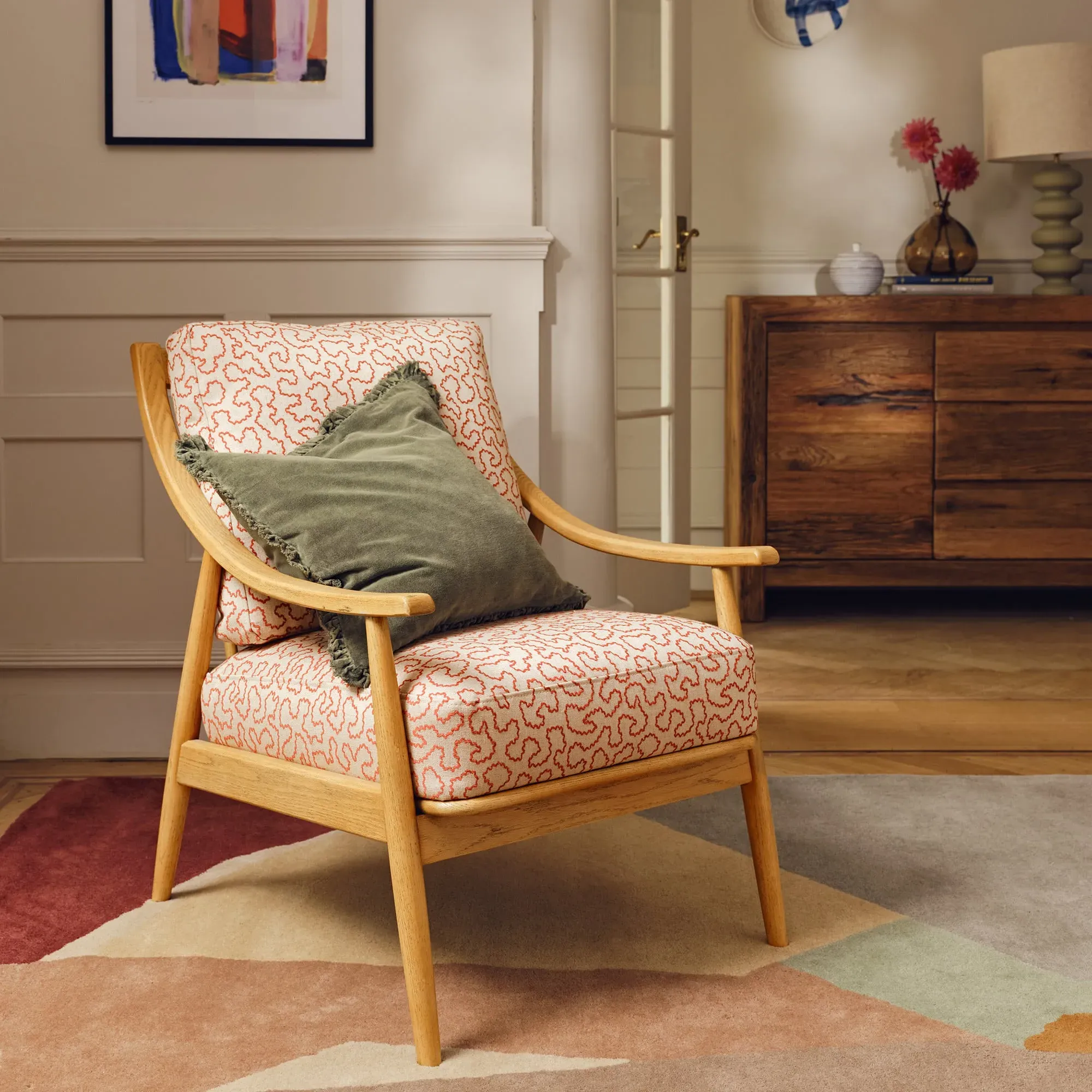 Runa x Linwood Armchair - Pink