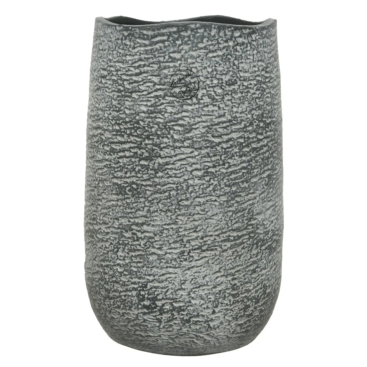 Rustic Vase - Grey, Ceramic