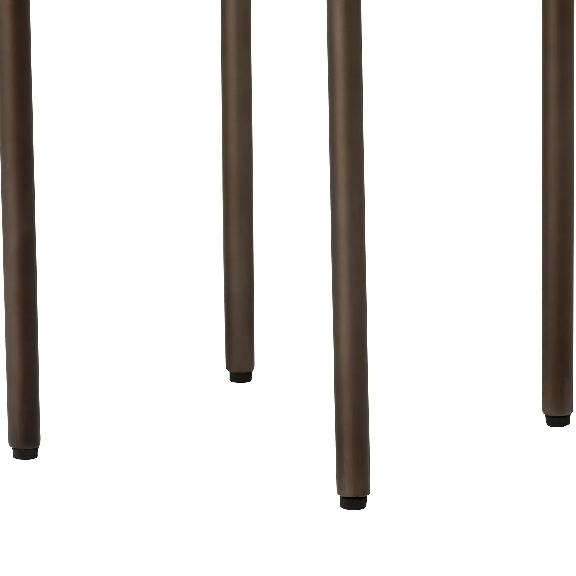 Ryde Tall Round Side Table - Neutral, Travertine