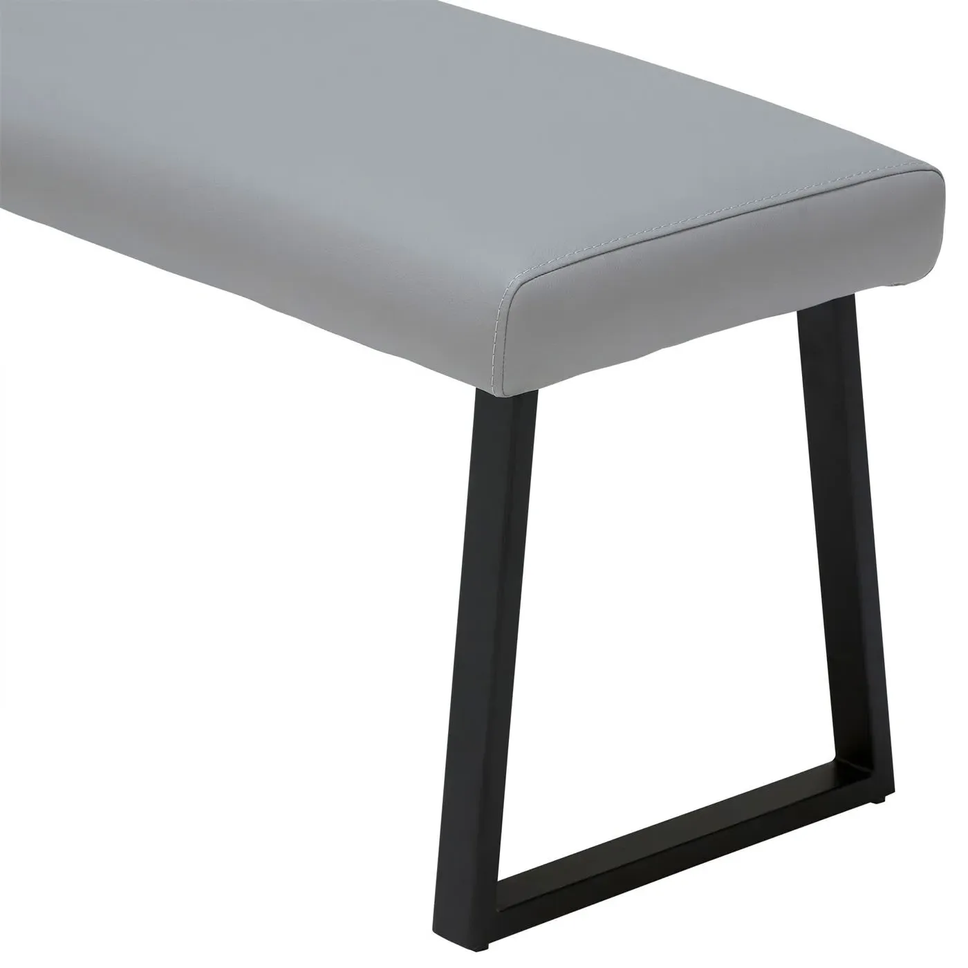 Ryker Low Bench - Grey, Steel