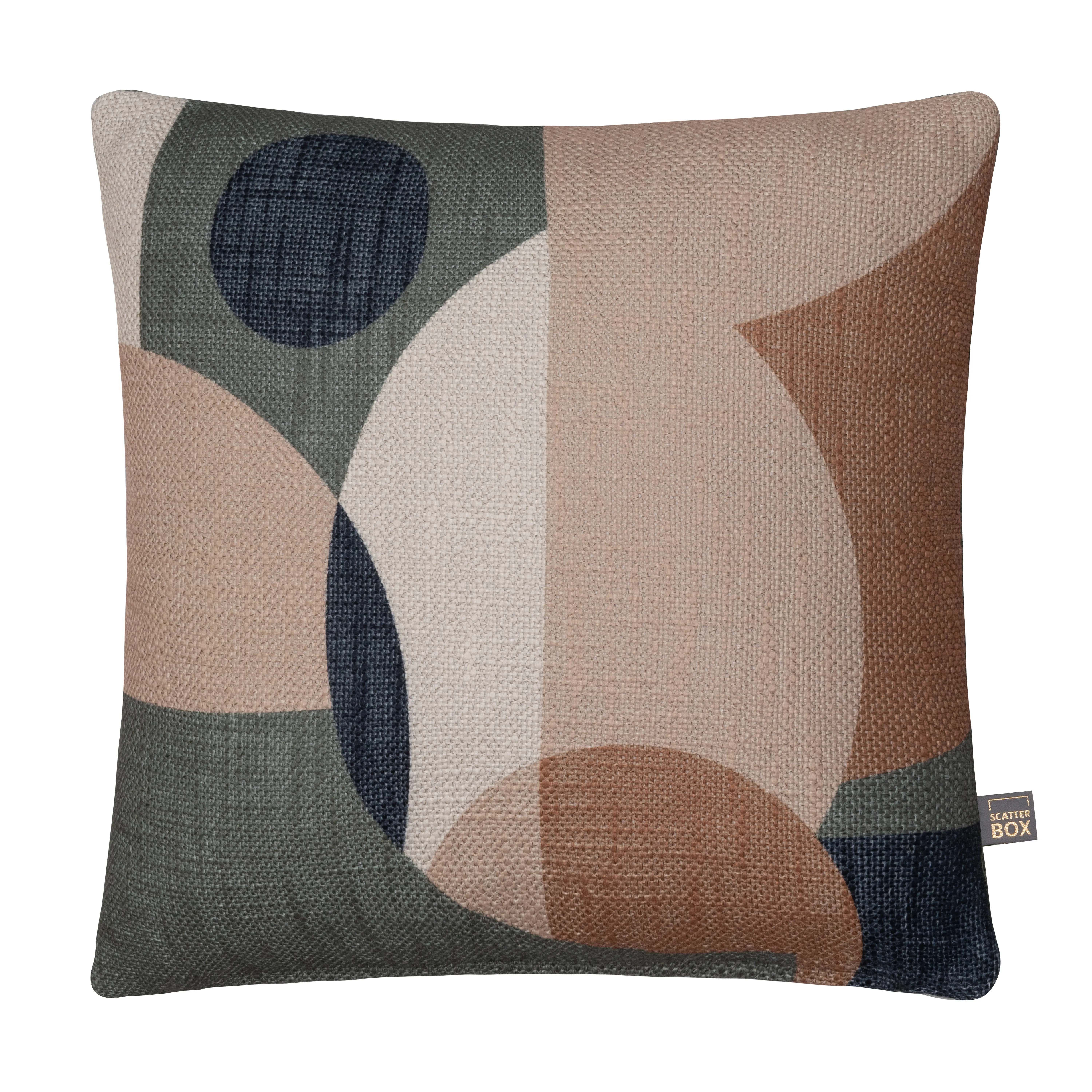 Sage Arch Square Cushion - Green
