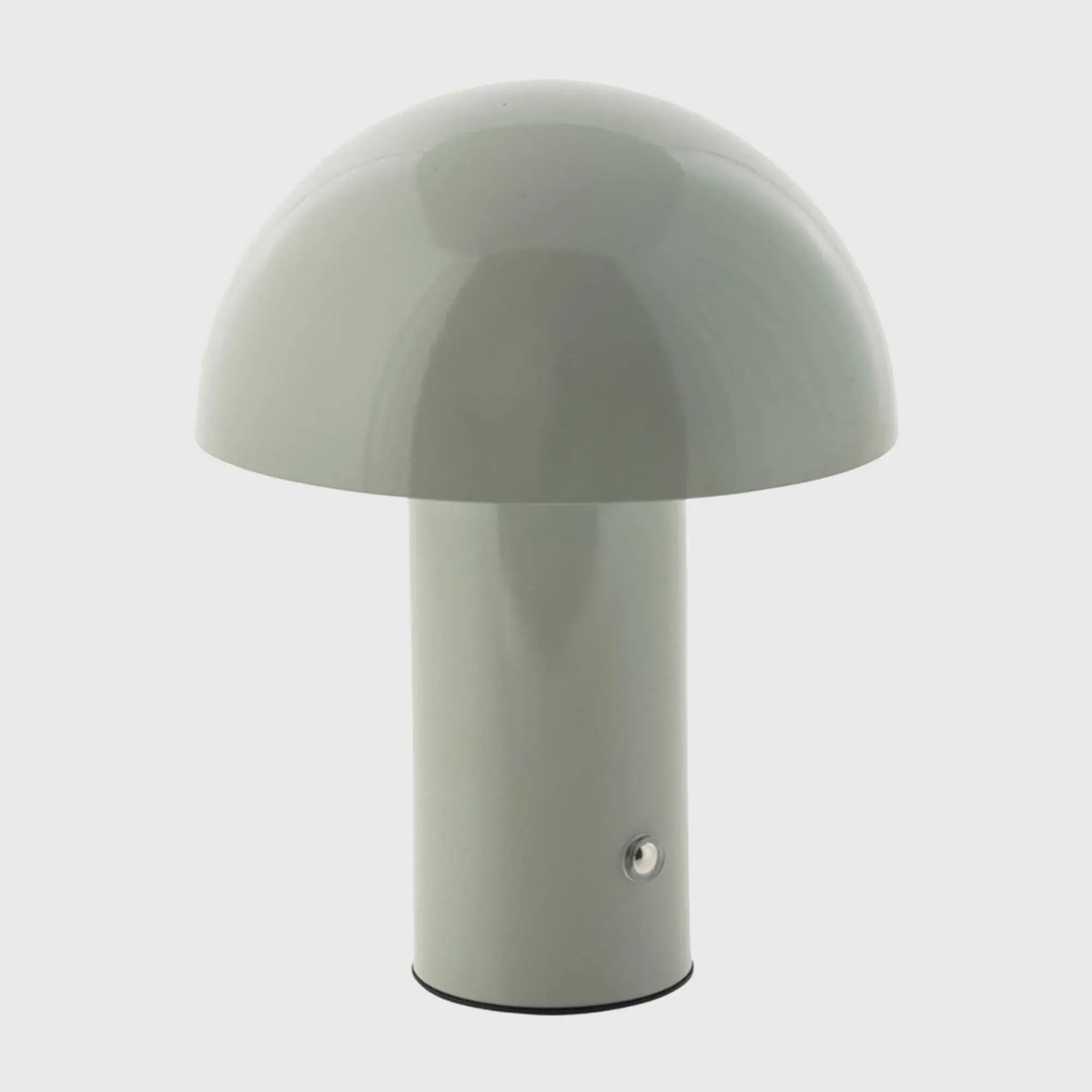 Sage Mushroom LED Lamp - Green, Metal