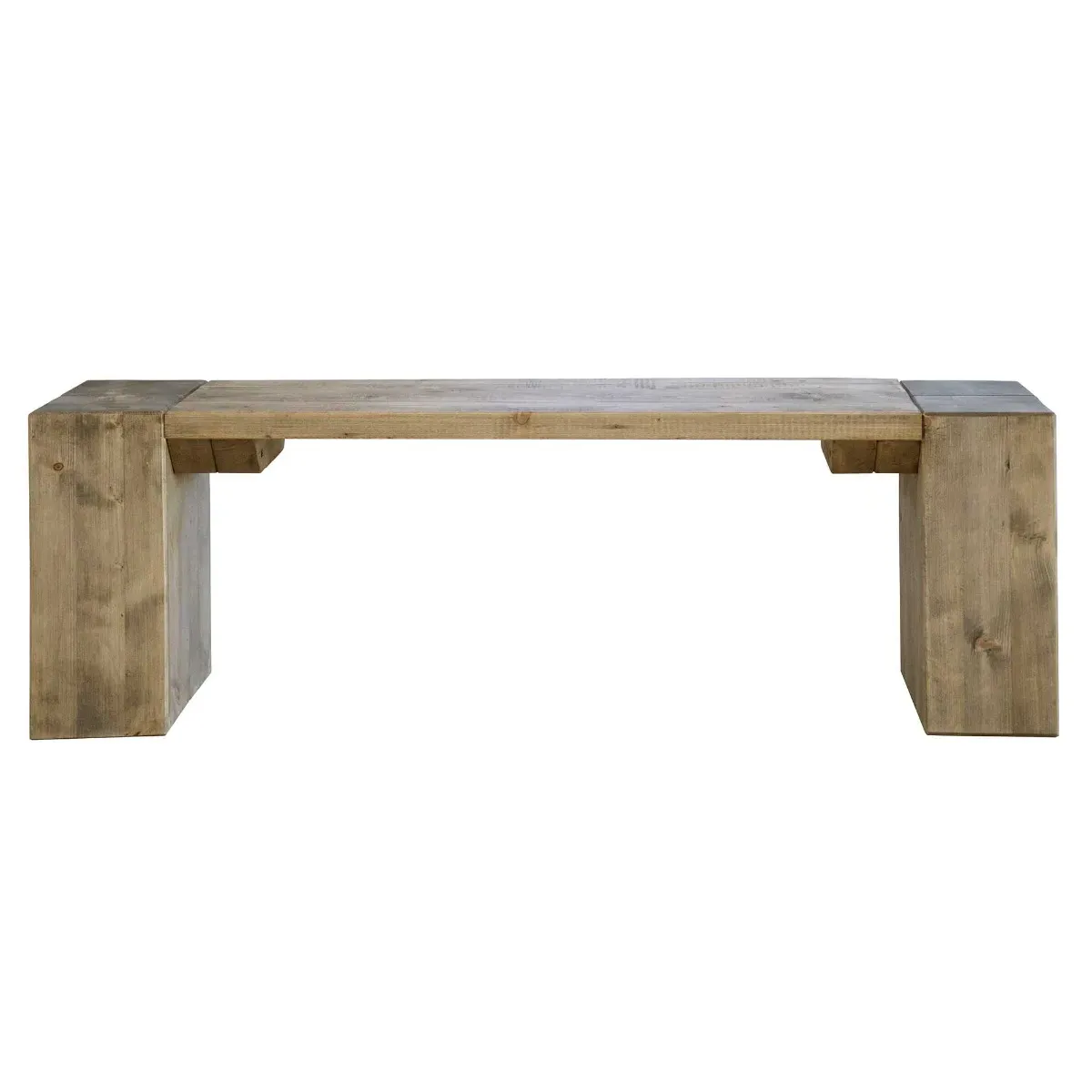 Samson Bench 159cm - Brown, Reclaimed Timber