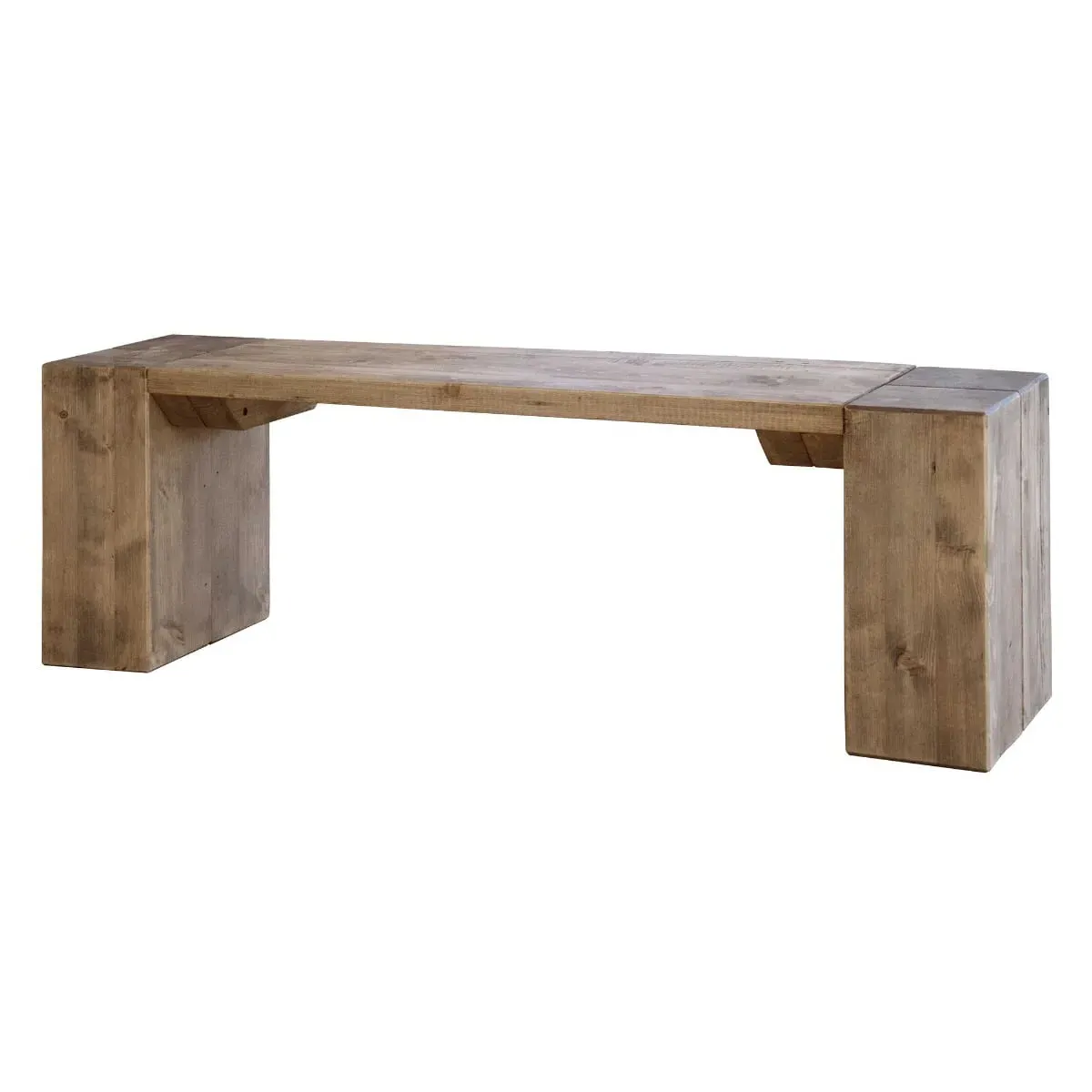Samson Bench 159cm - Brown, Reclaimed Timber