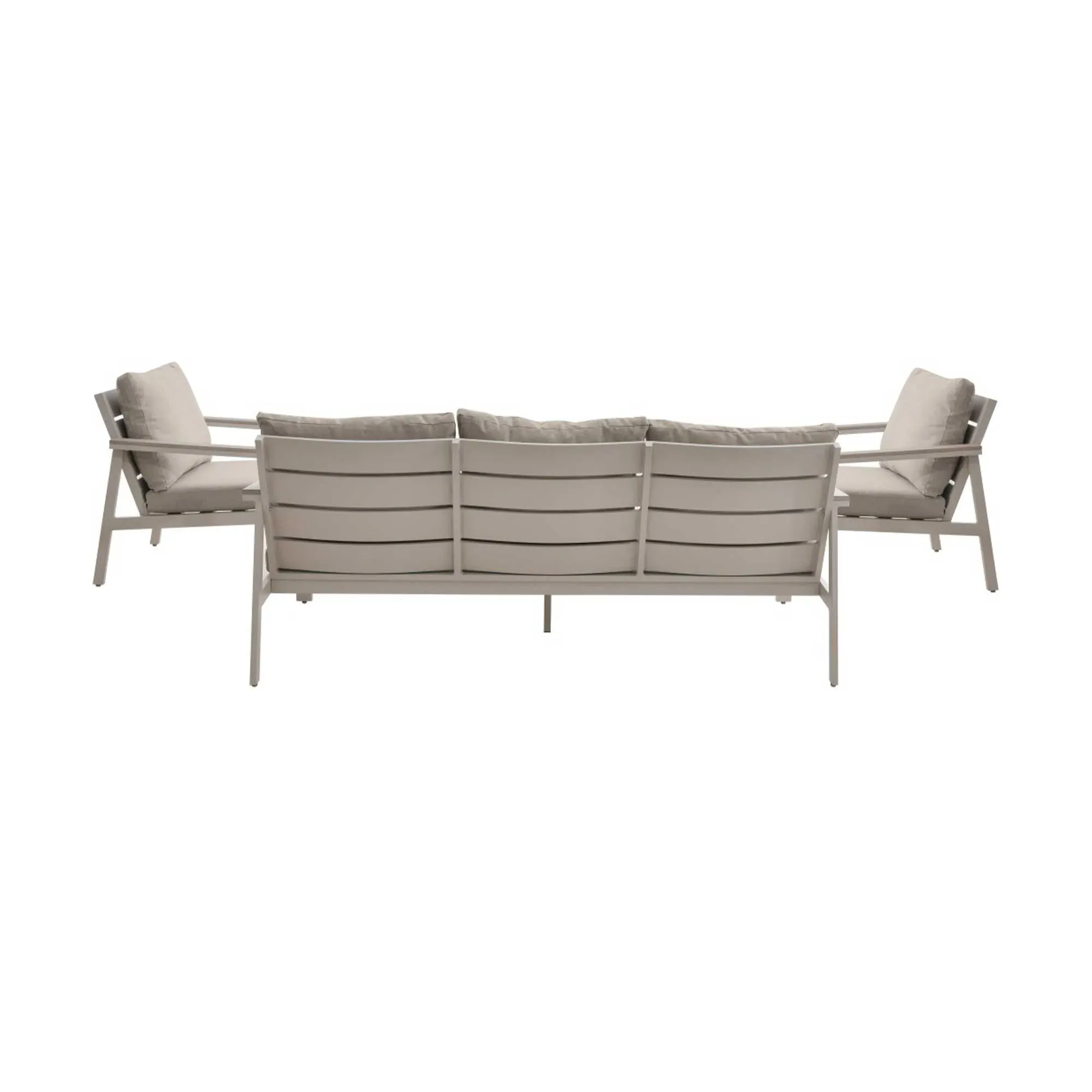 San Blas 5-Seater Outdoor Lounge Set - Grey, Aluminium