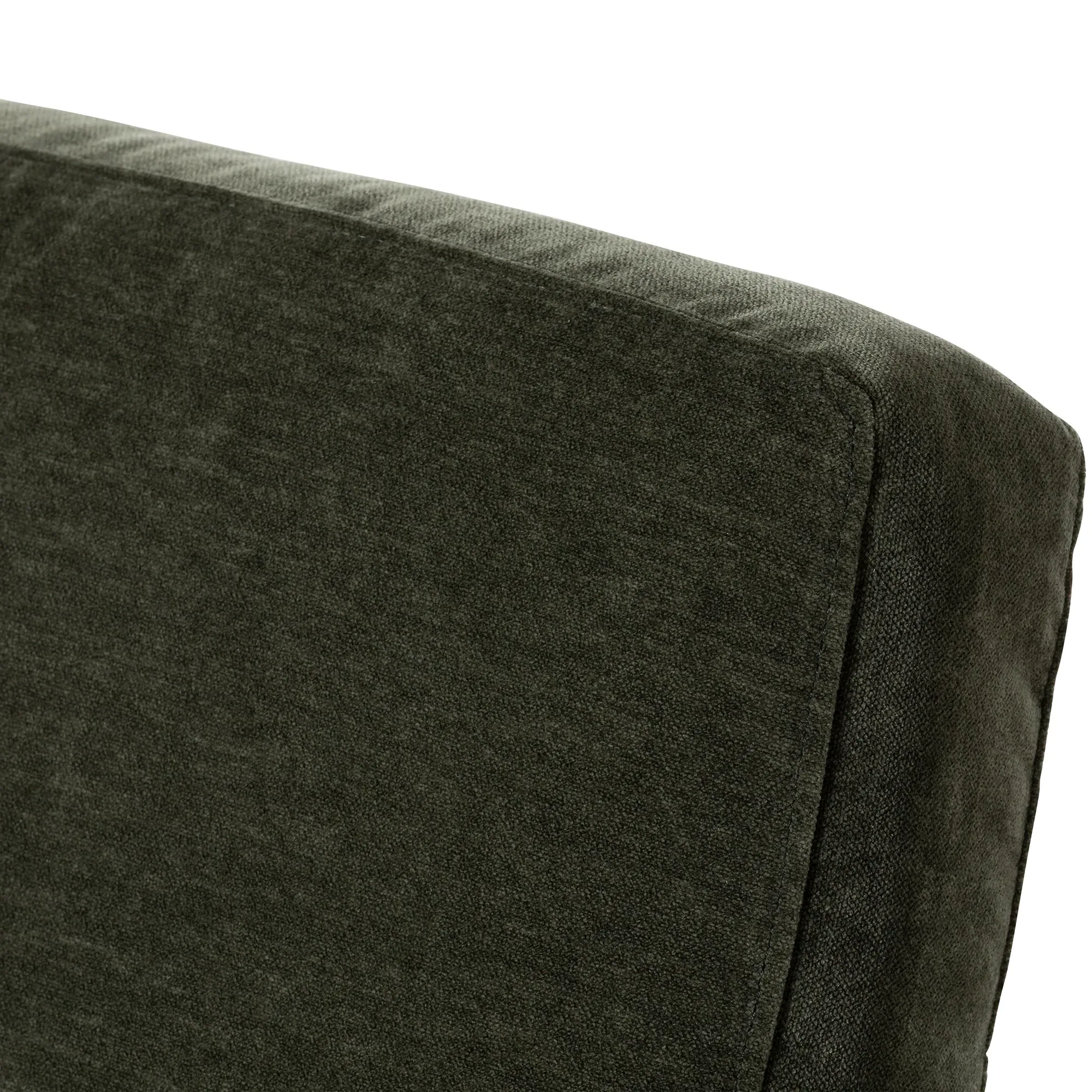 Sandro Right Hand Facing Corner Recliner Sofa - Green, Fabric