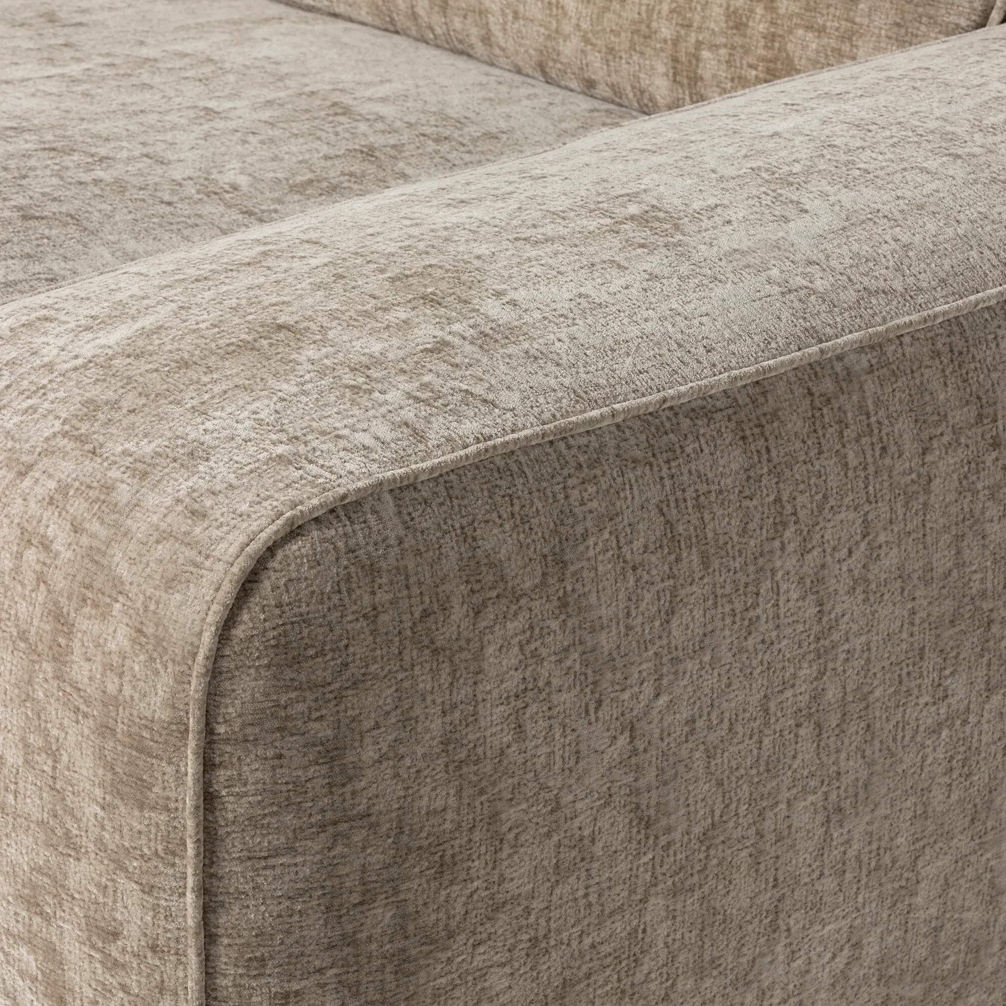 Sasha 2-Seater Modular Sofa 1 Arm Left - Neutral