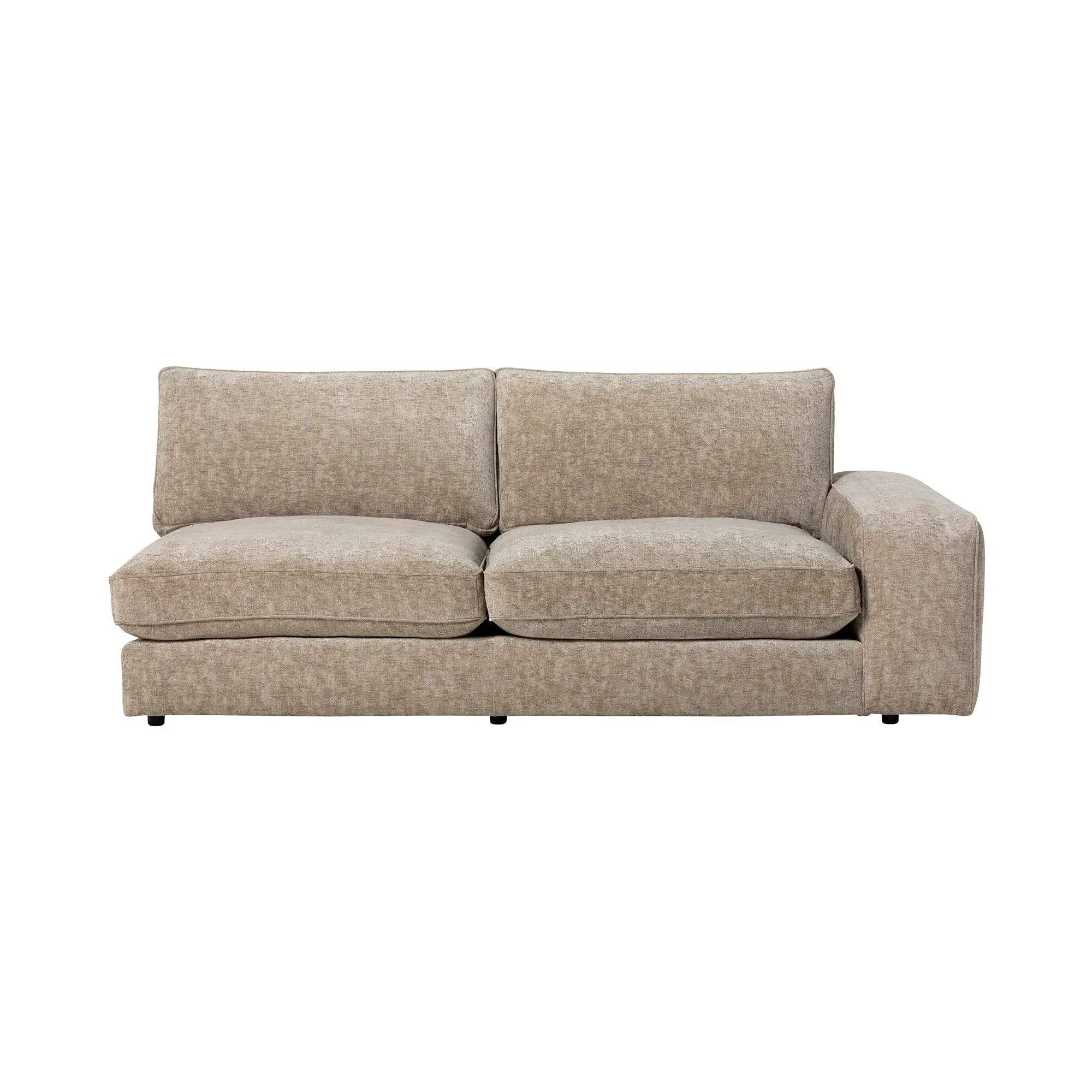 Sasha 2-Seater Modular Sofa 1 Arm Left - Neutral