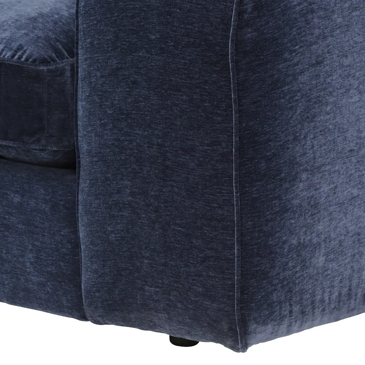 Sasha Large Corner Sofa - Blue, Fabric